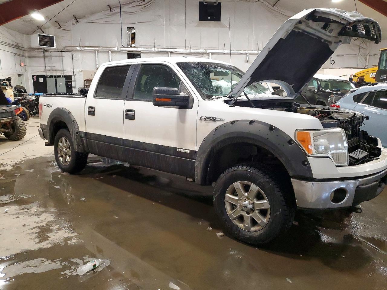 2013 Ford F150 Supercrew White vin: 1FTFW1ET1DFD87579