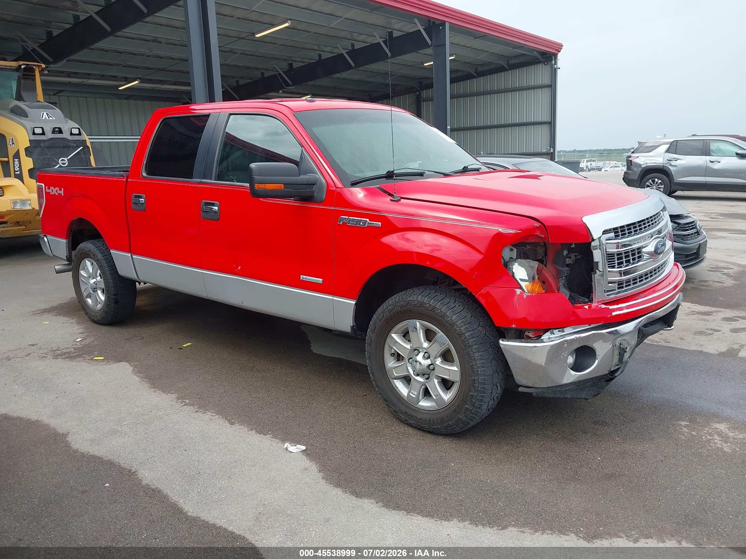 2013 Ford F-150 Fx4/king Ranch/lariat/limited/platinum/xl/xlt Красный vin: 1FTFW1ET1DKD72958