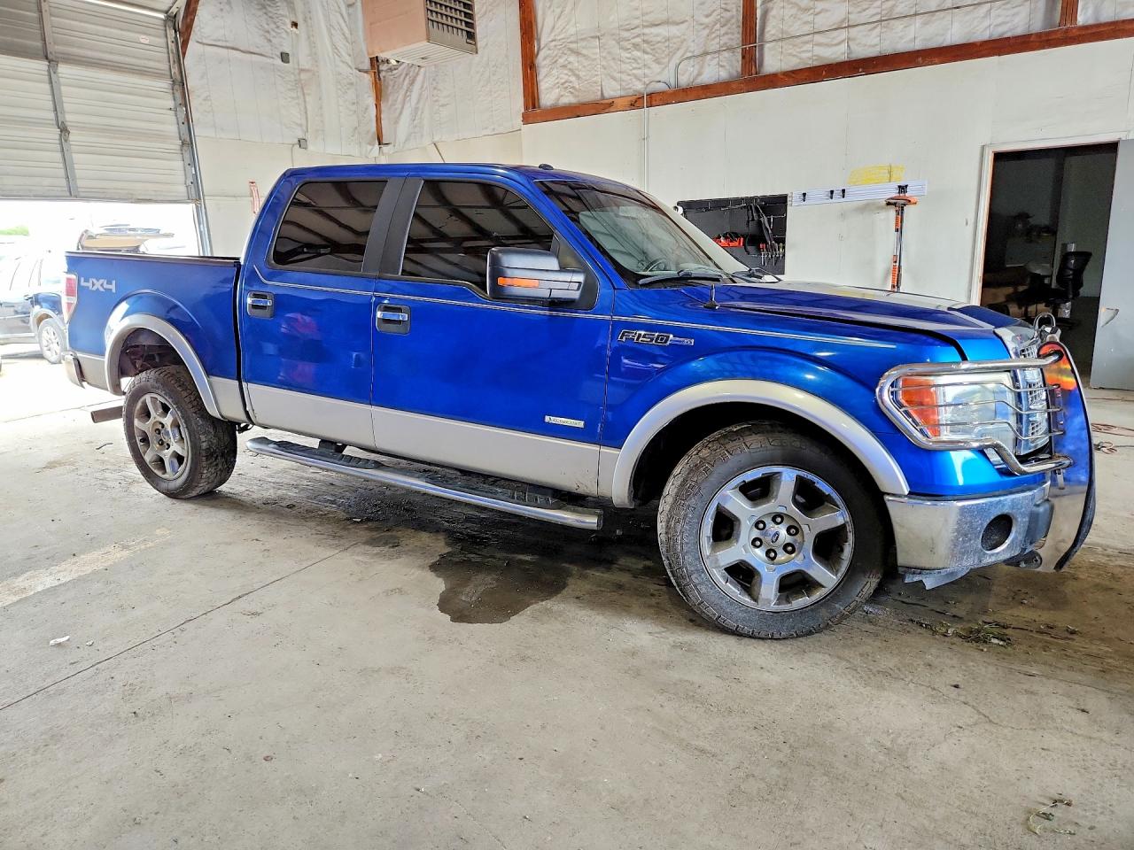 2013 Ford F150 Supercrew Blue vin: 1FTFW1ET1DKD78632
