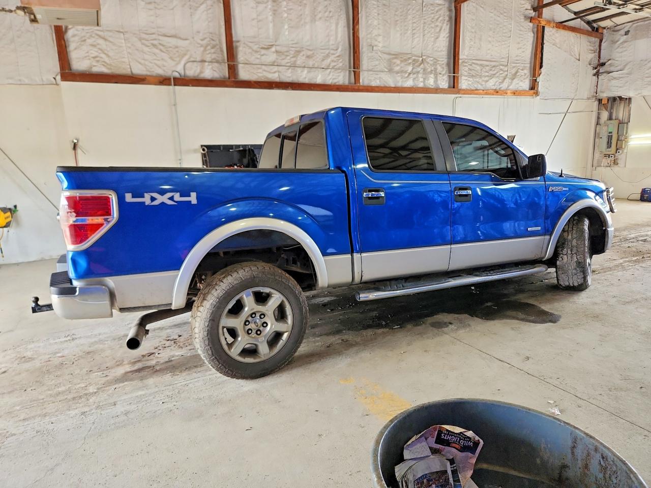 2013 Ford F150 Supercrew Blue vin: 1FTFW1ET1DKD78632