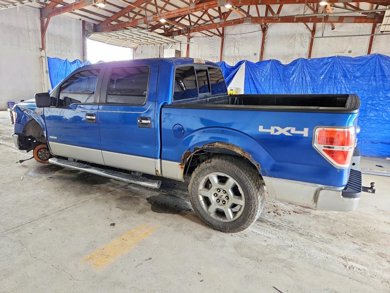 2013 Ford F150 Supercrew Blue vin: 1FTFW1ET1DKD78632