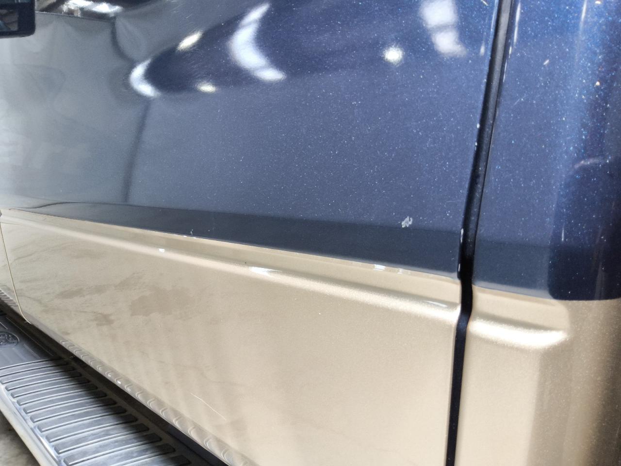 2013 Ford F150 Supercrew Blue vin: 1FTFW1ET1DKE42815 Damage: Left Rear Door, Chipped, 3
