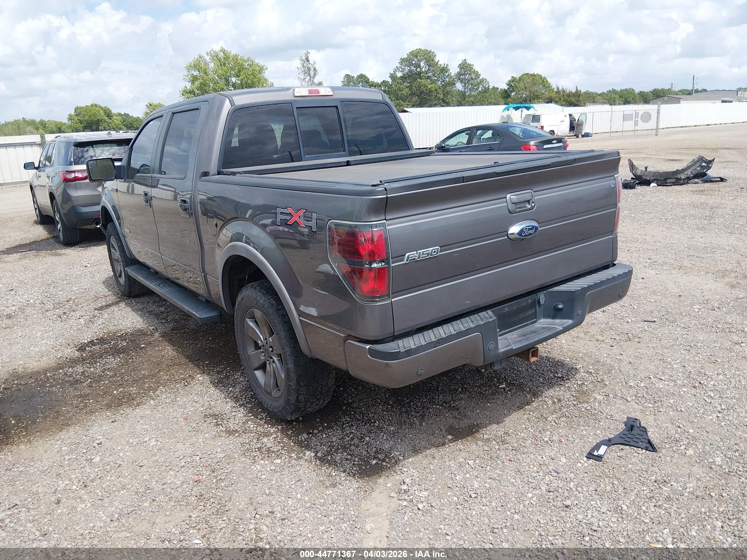 2013 Ford F-150 Fx4 Gray vin: 1FTFW1ET1DKE43009