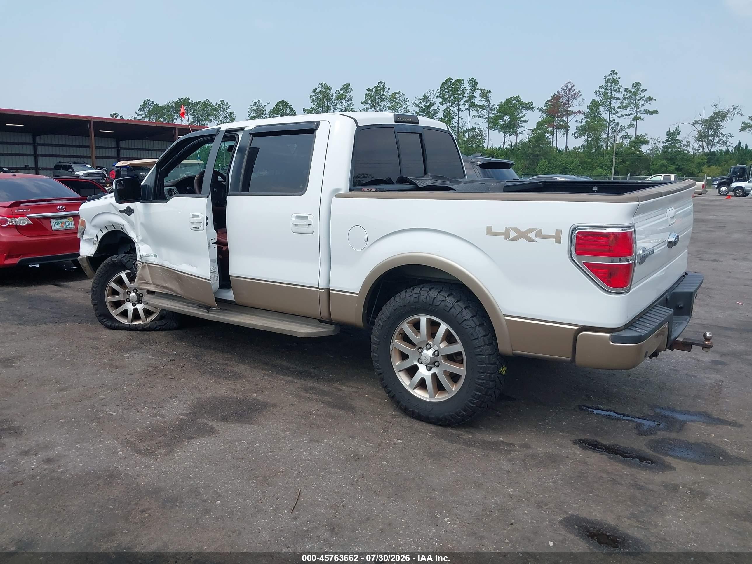 2013 Ford F-150 King Ranch Белый vin: 1FTFW1ET1DKE90637