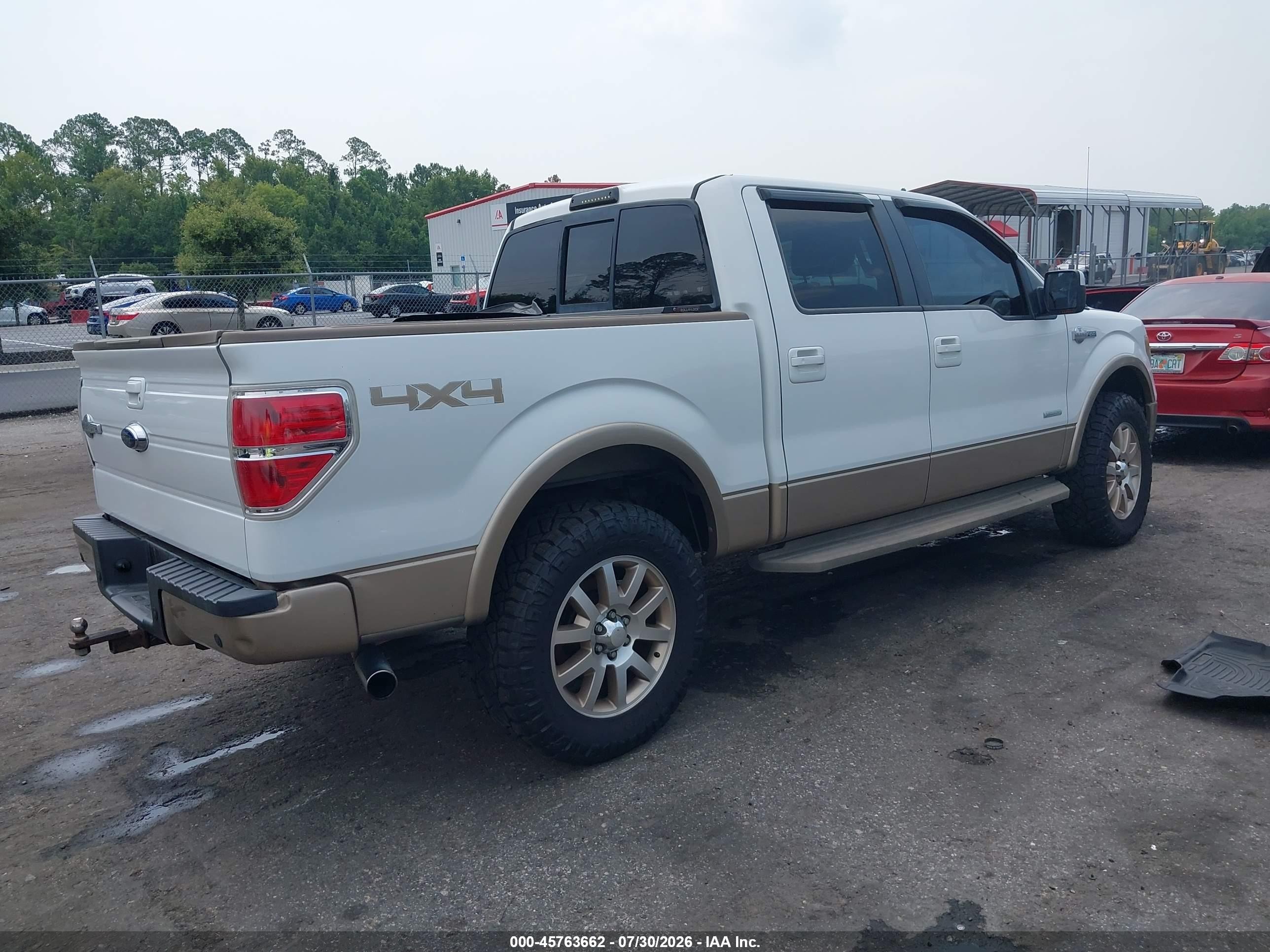 2013 Ford F-150 King Ranch Белый vin: 1FTFW1ET1DKE90637