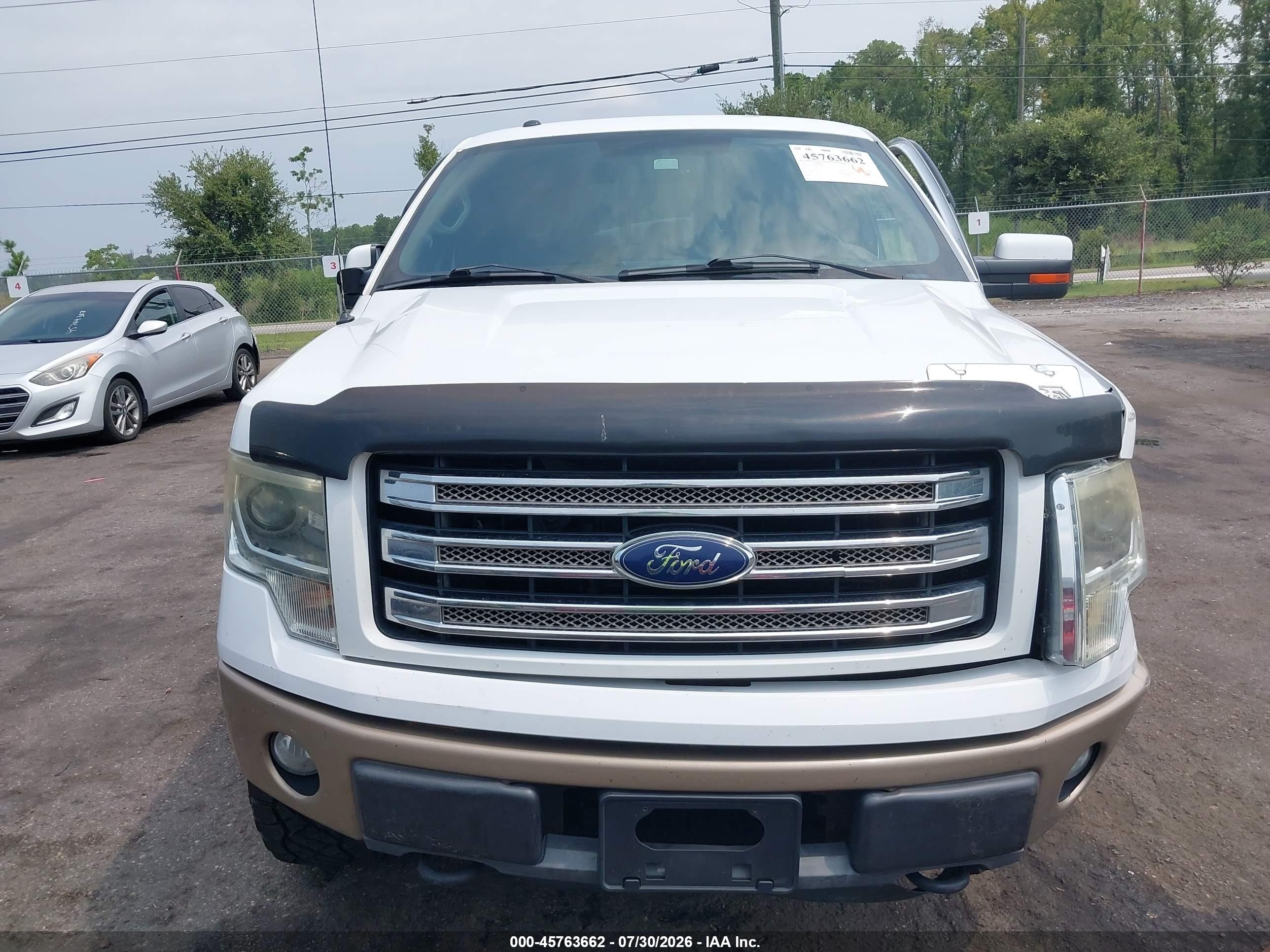 2013 Ford F-150 King Ranch Белый vin: 1FTFW1ET1DKE90637