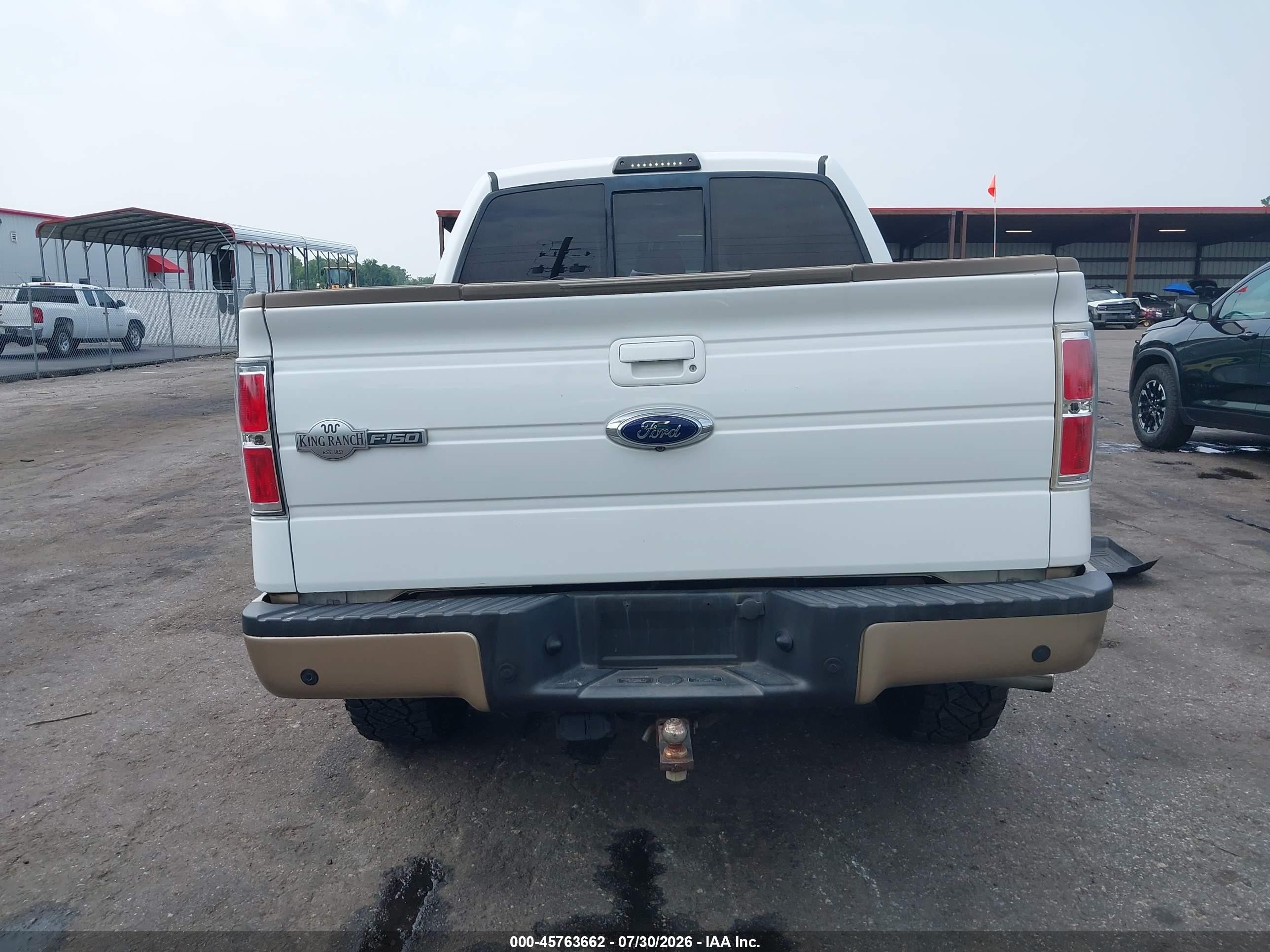 2013 Ford F-150 King Ranch Белый vin: 1FTFW1ET1DKE90637