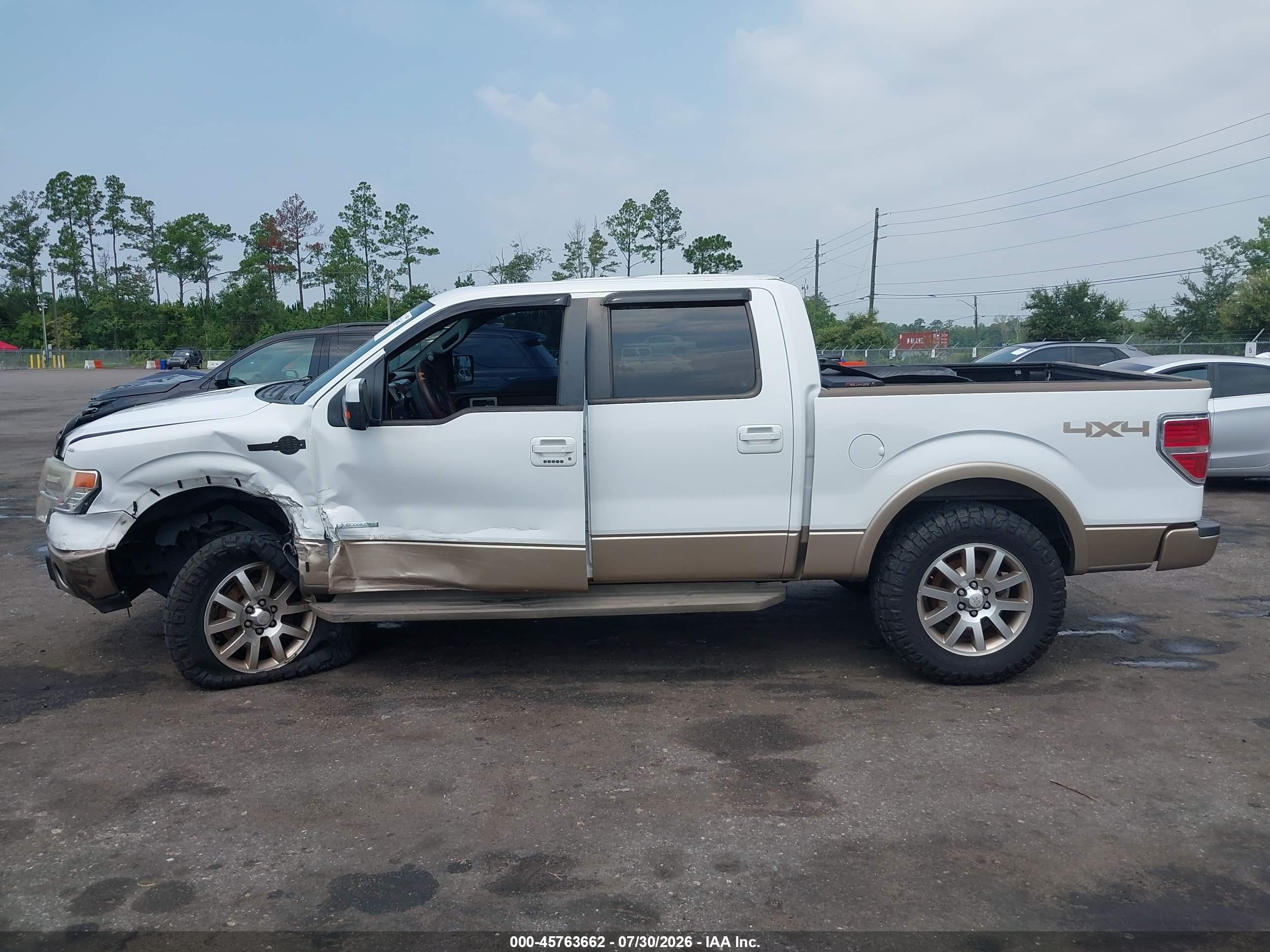 2013 Ford F-150 King Ranch Белый vin: 1FTFW1ET1DKE90637