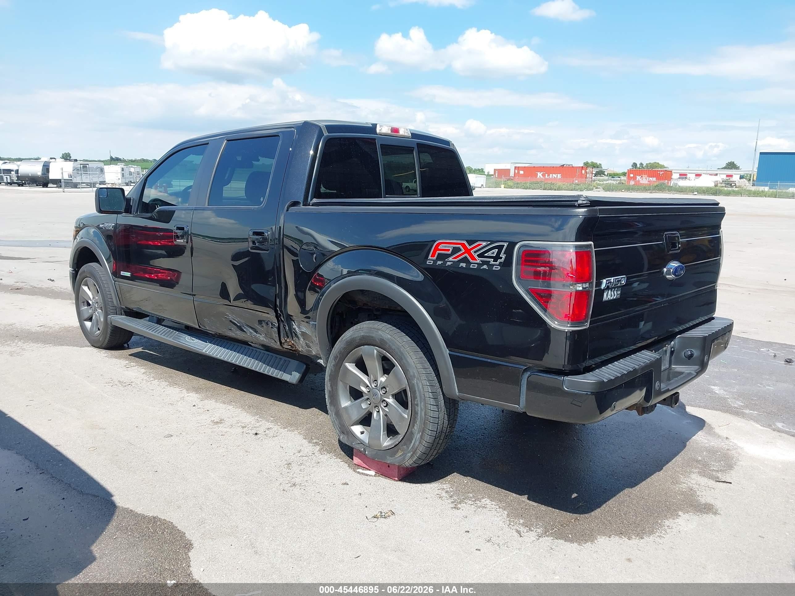 2013 Ford F-150 Fx4 Black vin: 1FTFW1ET1DKF10126