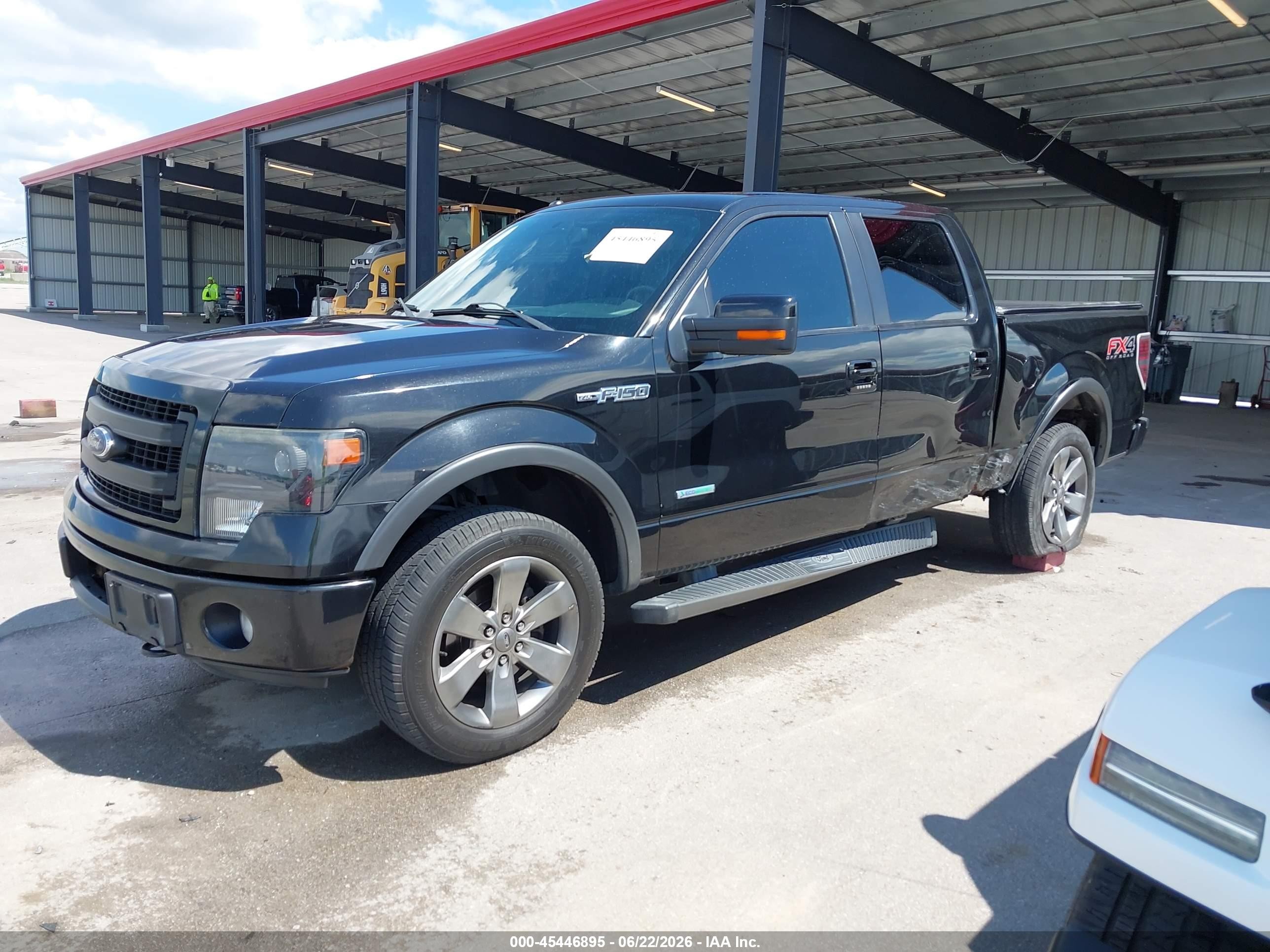 2013 Ford F-150 Fx4 Black vin: 1FTFW1ET1DKF10126