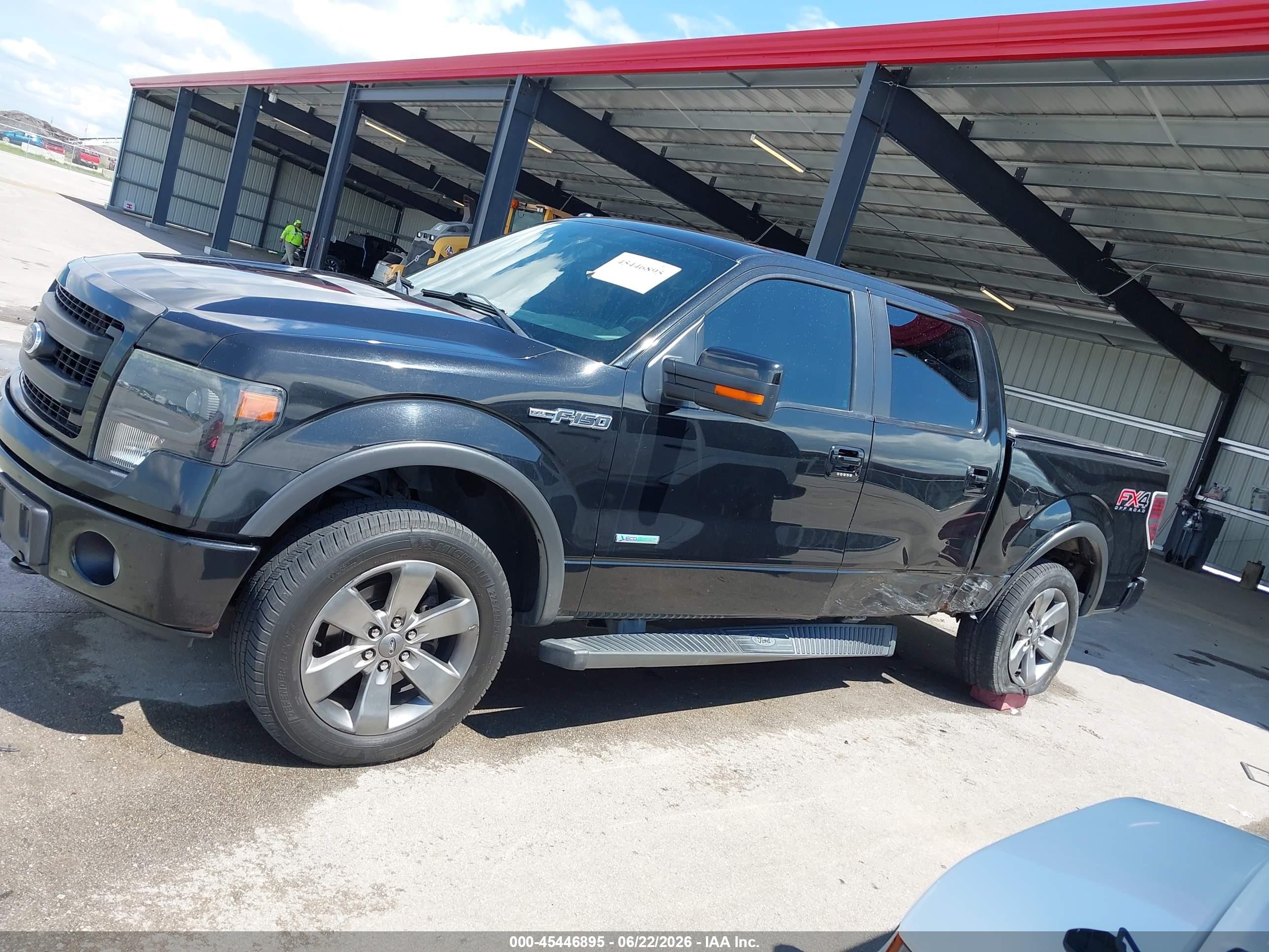 2013 Ford F-150 Fx4 Black vin: 1FTFW1ET1DKF10126