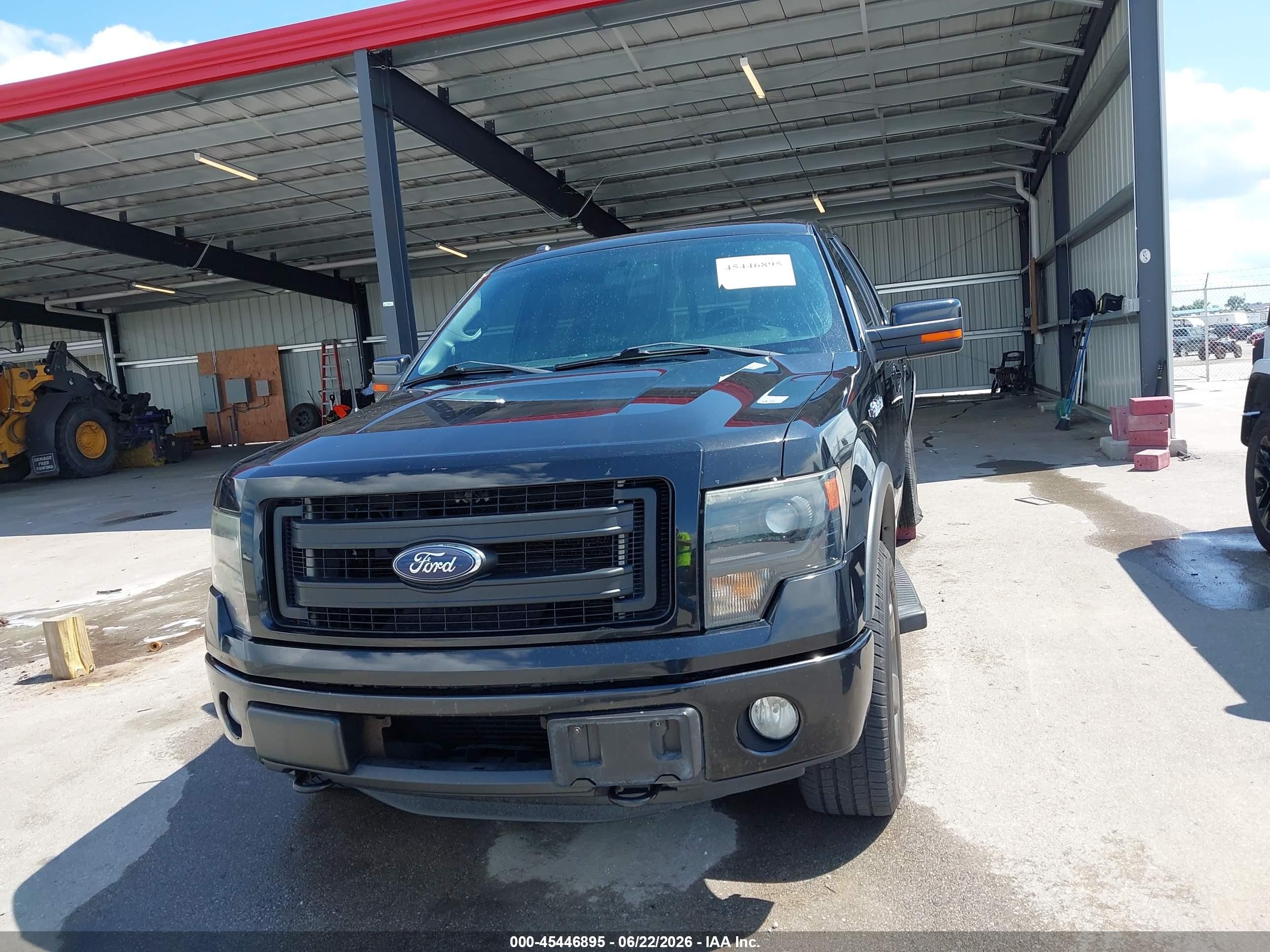 2013 Ford F-150 Fx4 Black vin: 1FTFW1ET1DKF10126