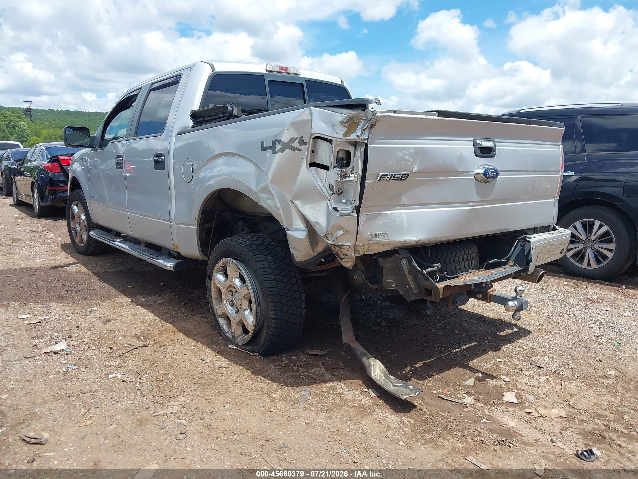 2013 Ford F-150 Xlt Silver vin: 1FTFW1ET1DKF41165