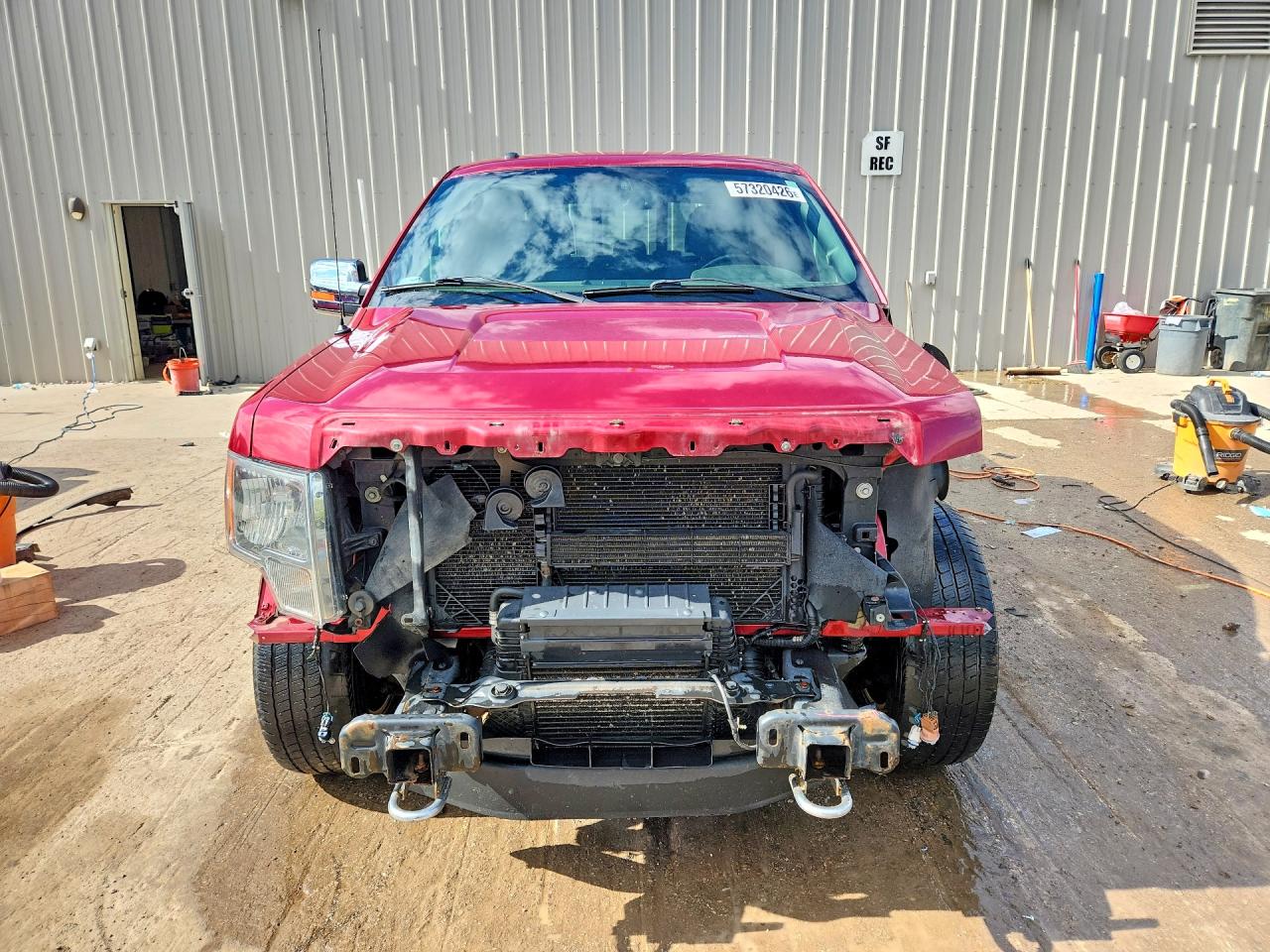 2013 Ford F150 Supercrew Red vin: 1FTFW1ET1DKF55356