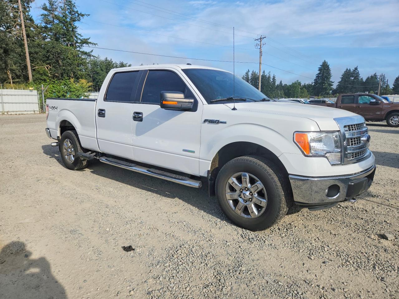 2013 Ford F150 Supercrew White vin: 1FTFW1ET1DKF67202