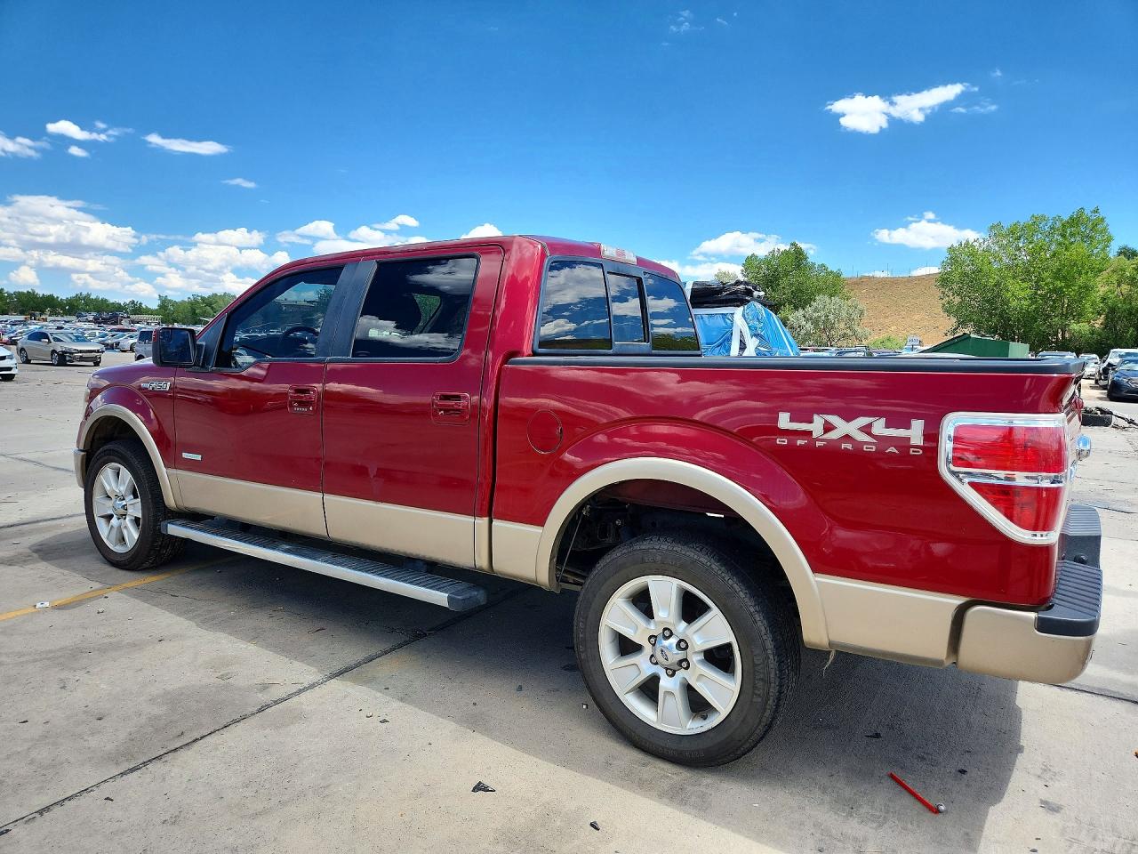 2013 Ford F150 Supercrew Burgundy vin: 1FTFW1ET1DKG03096