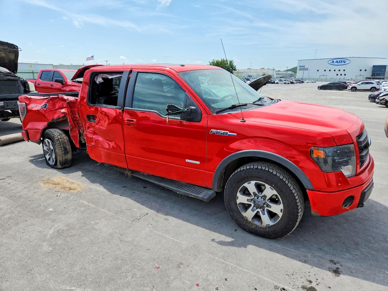 2013 Ford F150 Supercrew Красный vin: 1FTFW1ET1DKG20481