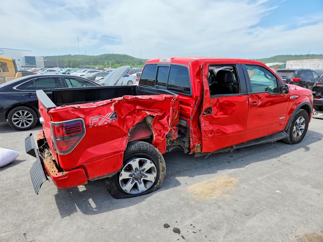 2013 Ford F150 Supercrew Красный vin: 1FTFW1ET1DKG20481