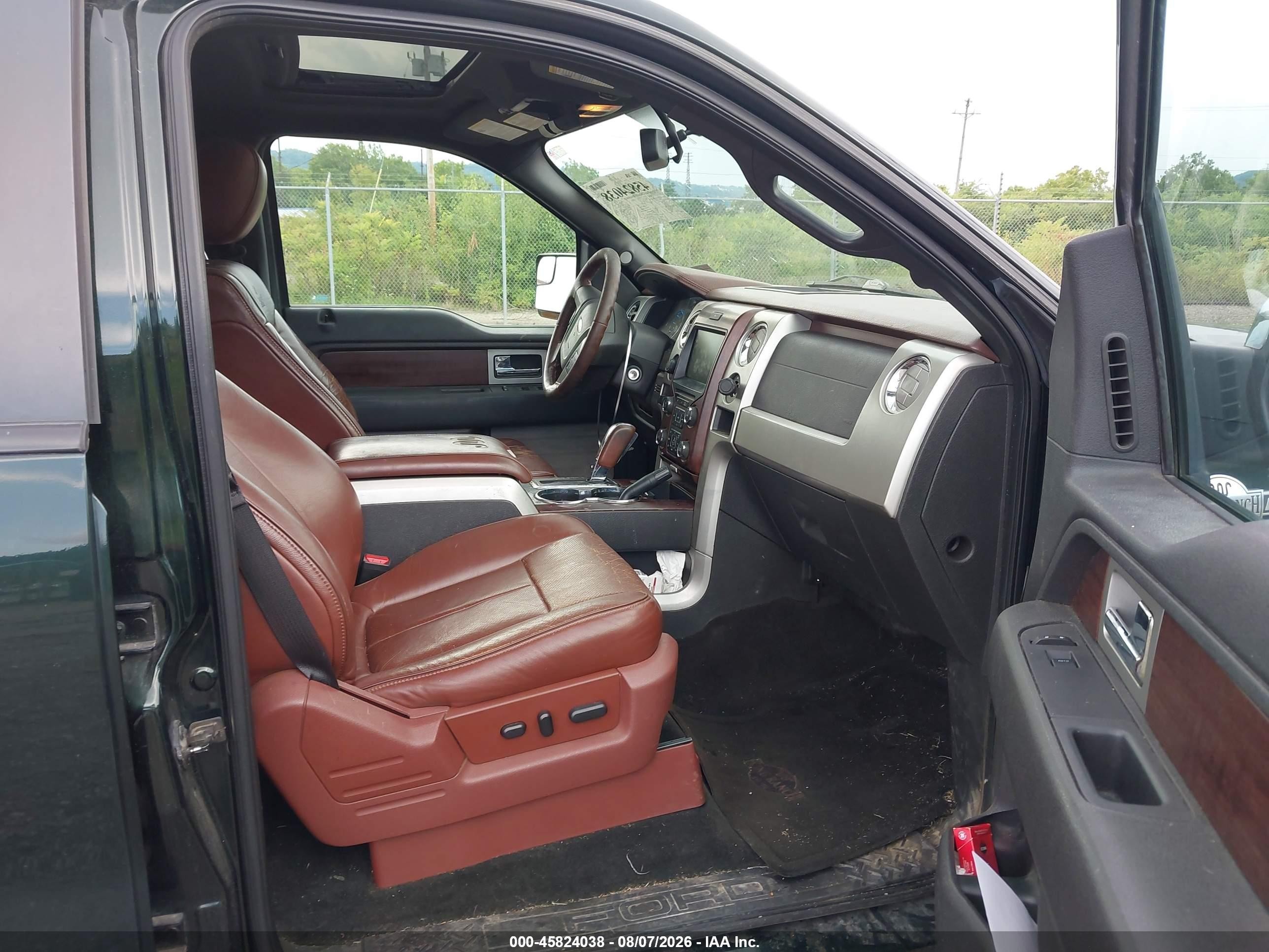 2013 Ford F-150 King Ranch Зеленый vin: 1FTFW1ET1DKG21145