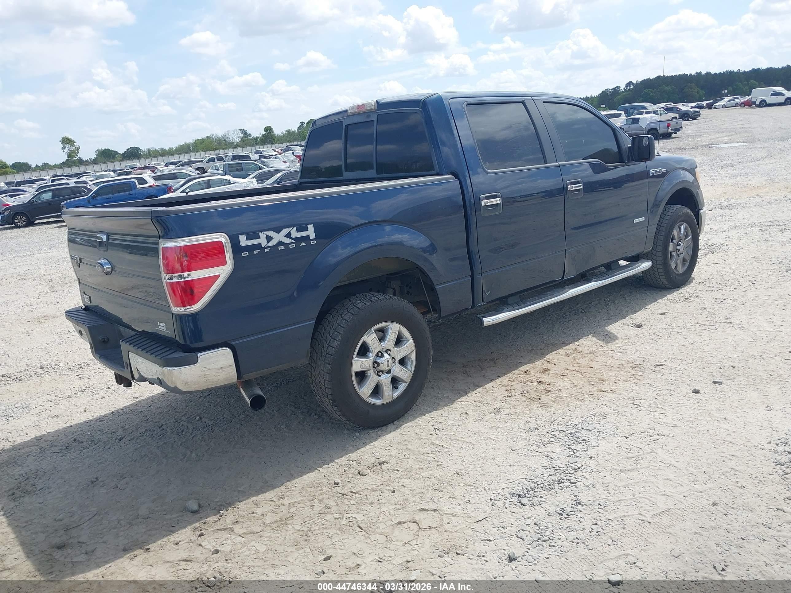 2013 Ford F-150 Xlt Blue vin: 1FTFW1ET1DKG41394