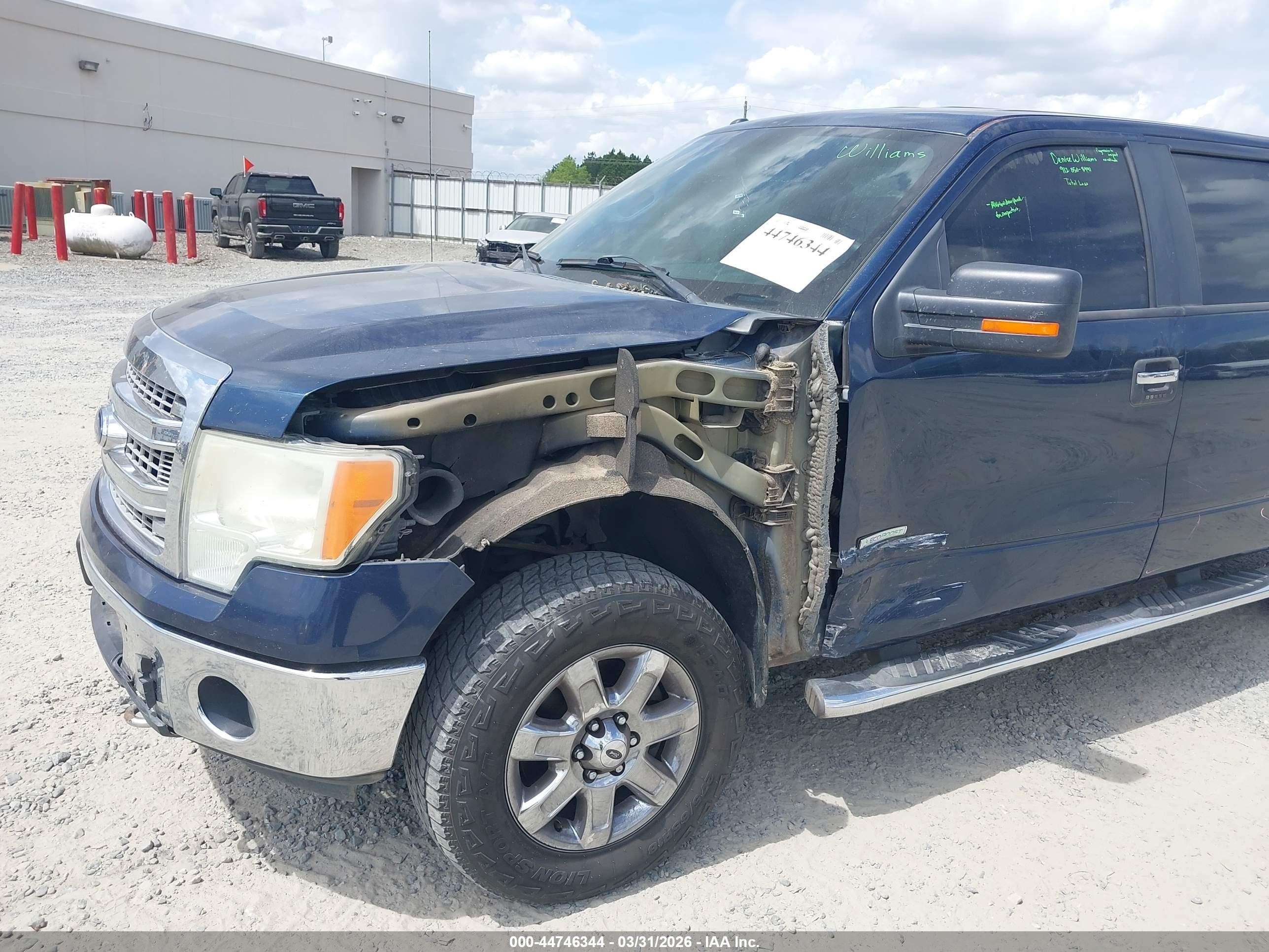 2013 Ford F-150 Xlt Blue vin: 1FTFW1ET1DKG41394