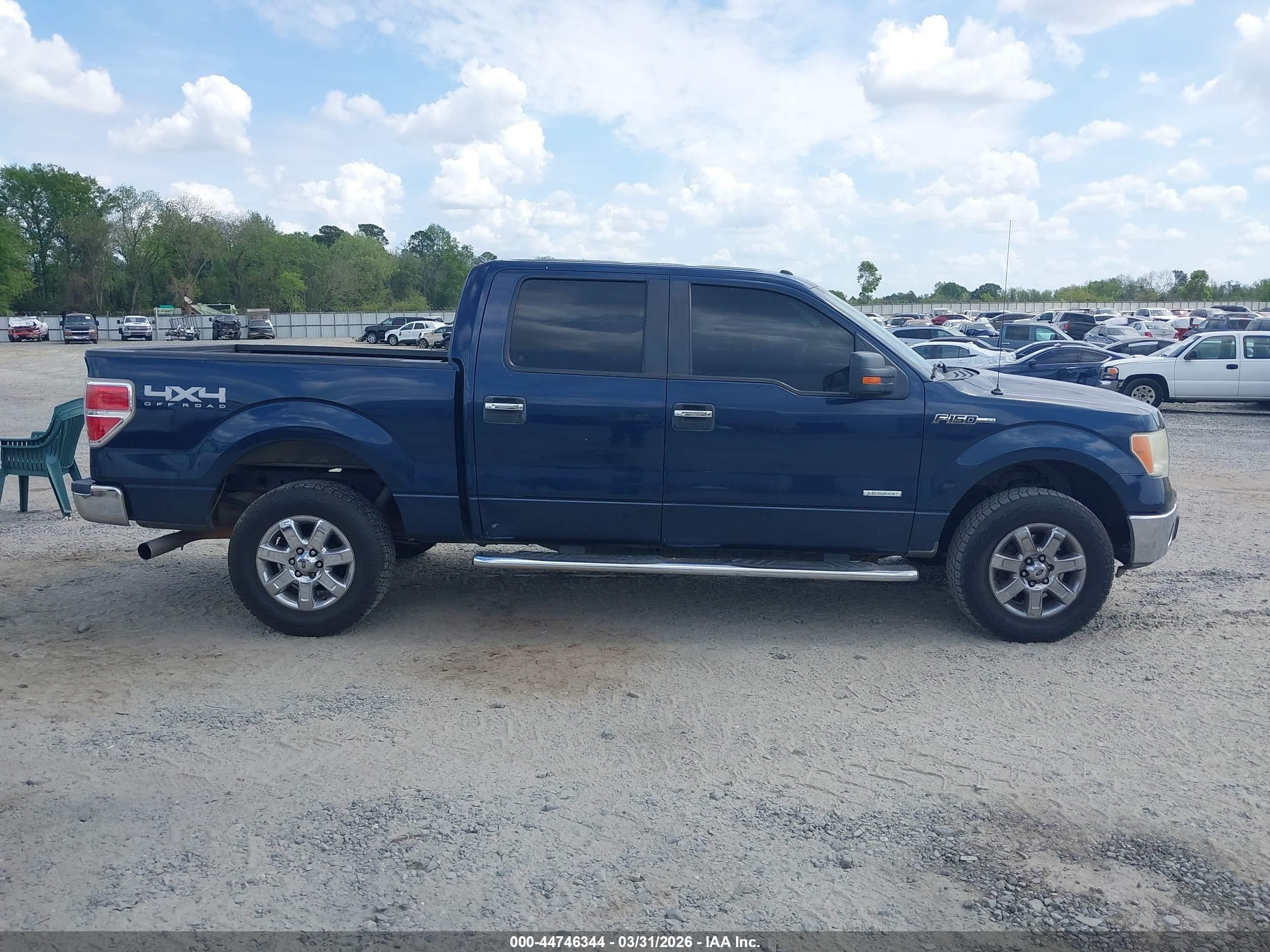 2013 Ford F-150 Xlt Blue vin: 1FTFW1ET1DKG41394