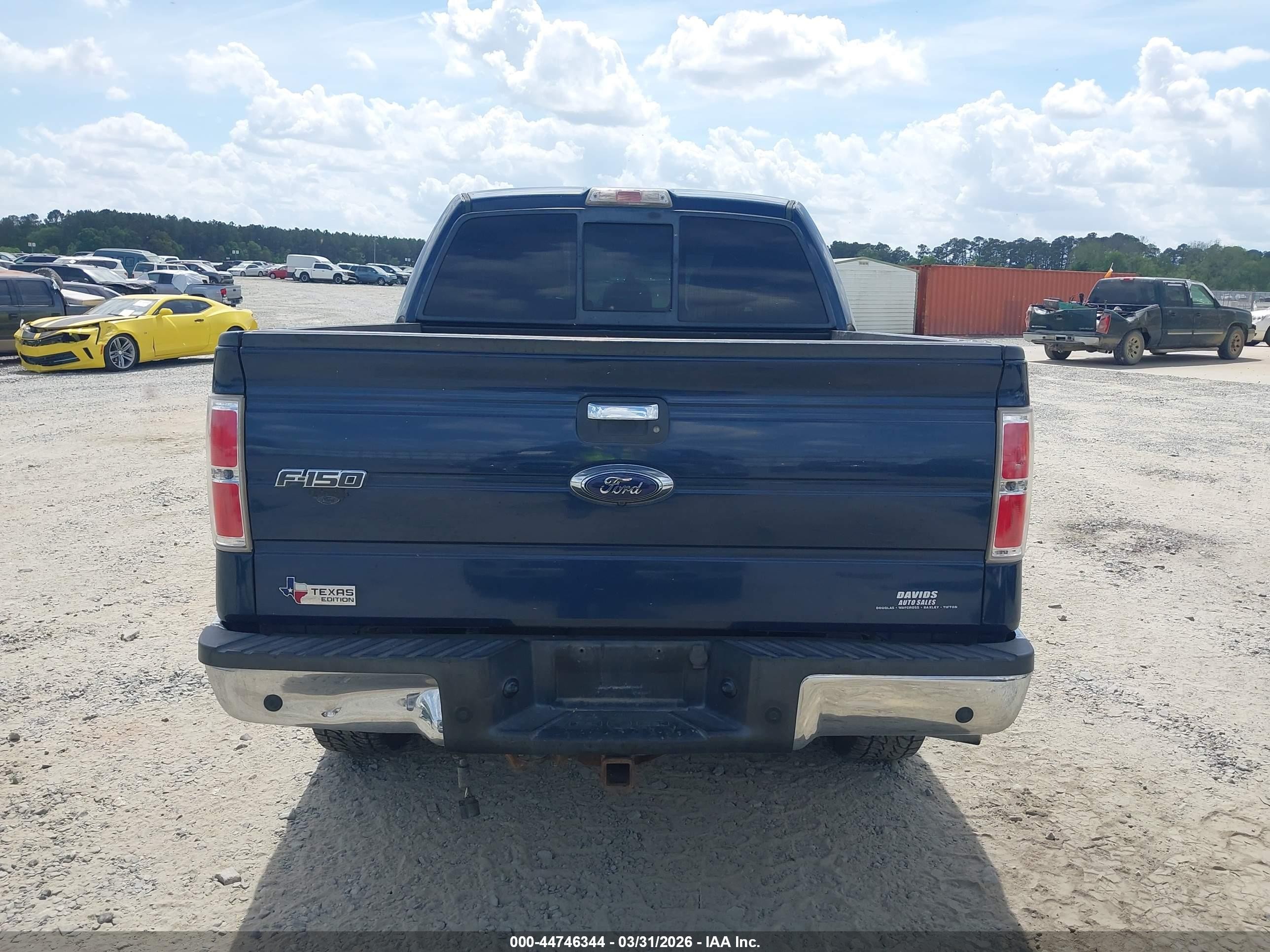 2013 Ford F-150 Xlt Blue vin: 1FTFW1ET1DKG41394