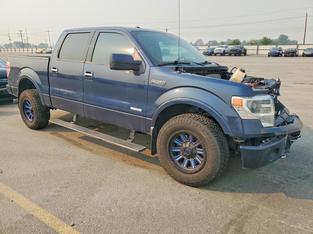 2014 Ford F150 Supercrew Blue vin: 1FTFW1ET1EFA00904