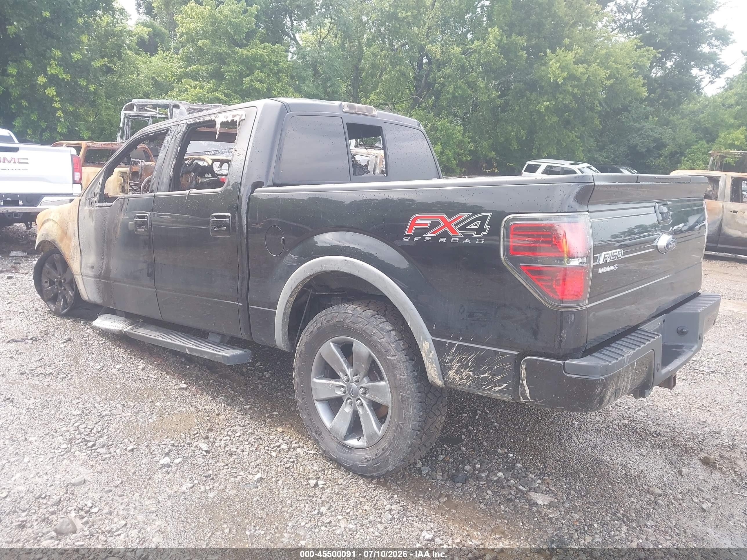 2014 Ford F-150 Fx4 Black vin: 1FTFW1ET1EFA89308