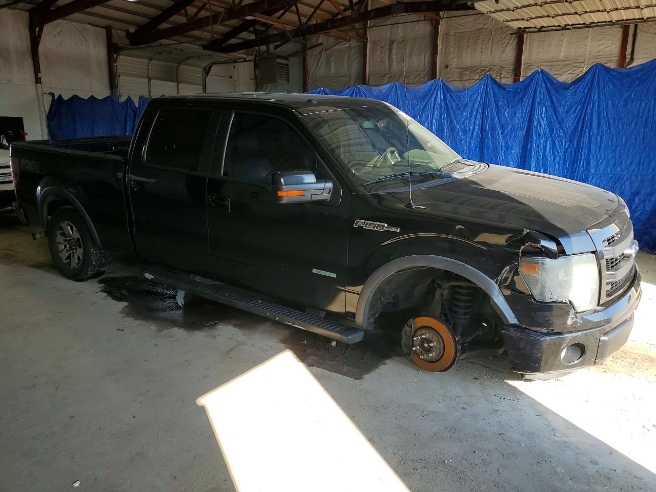 2014 Ford F150 Supercrew Gray vin: 1FTFW1ET1EFB08729