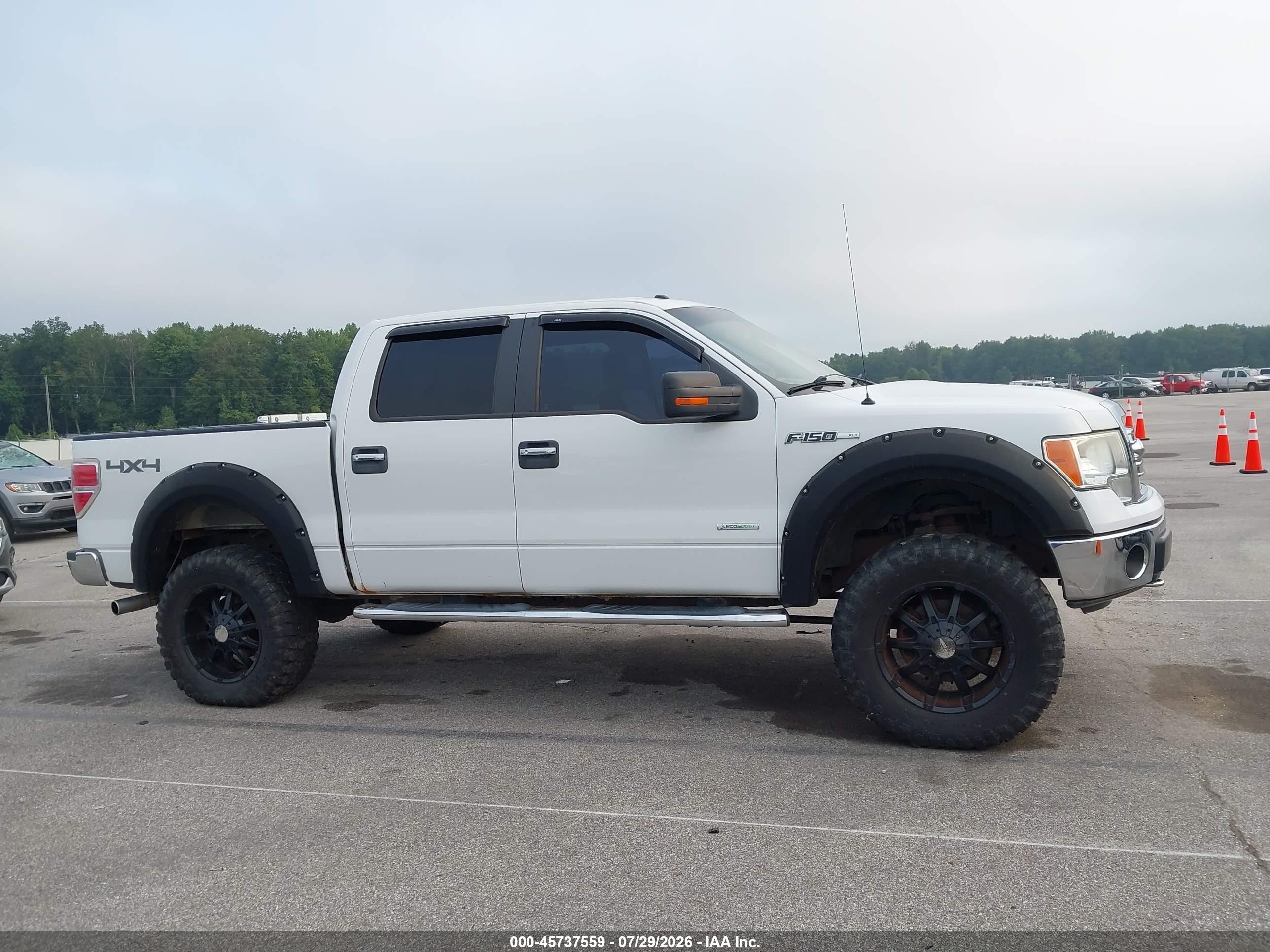 2014 Ford F-150 Xlt White vin: 1FTFW1ET1EFB28253