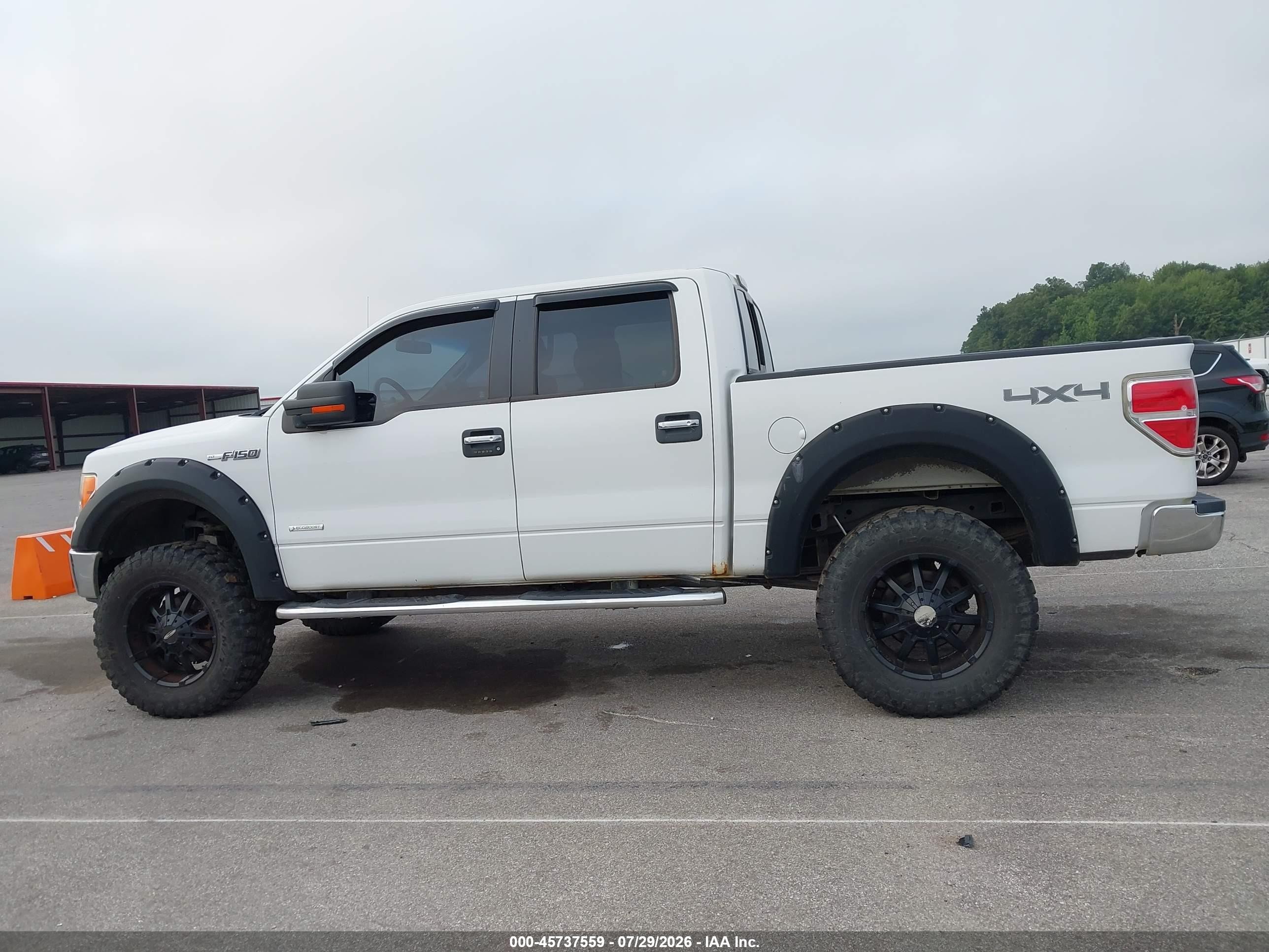 2014 Ford F-150 Xlt White vin: 1FTFW1ET1EFB28253