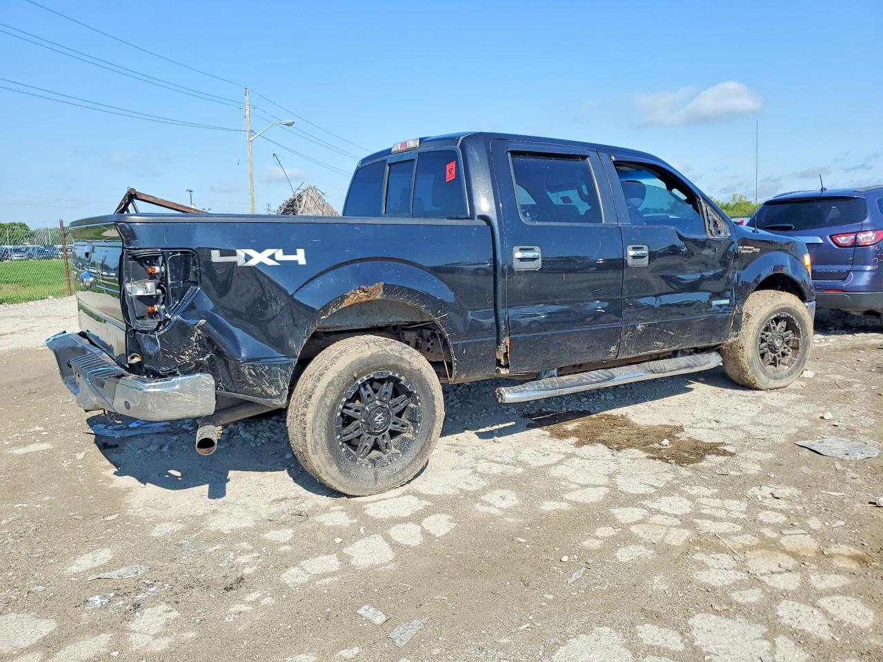 2014 Ford F150 Supercrew Black vin: 1FTFW1ET1EFB29693