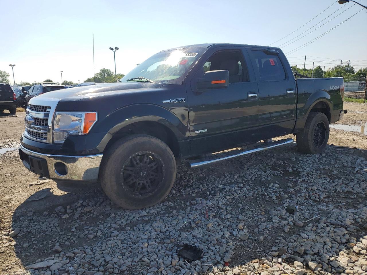 2014 Ford F150 Supercrew Black vin: 1FTFW1ET1EFB29693