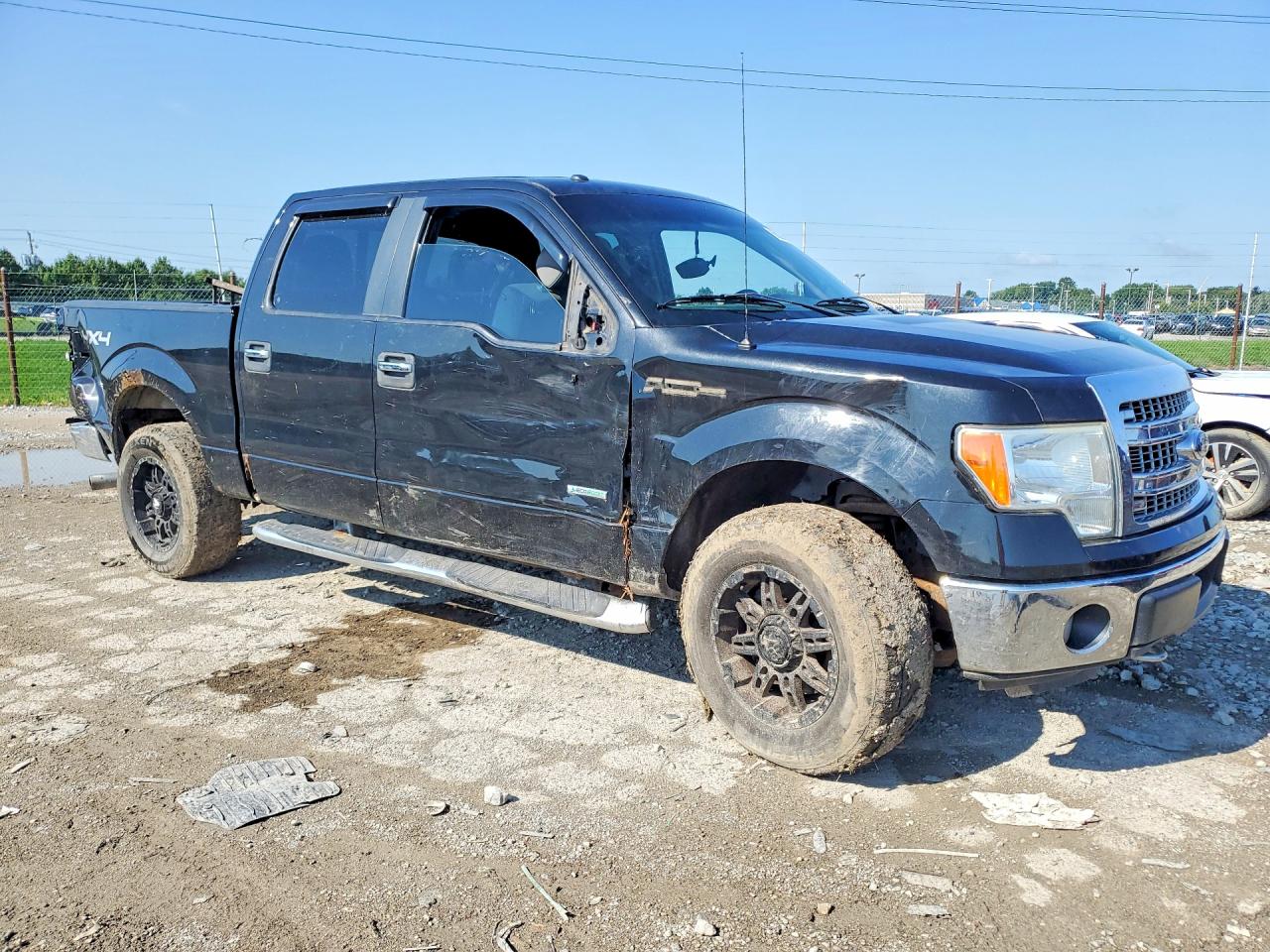 2014 Ford F150 Supercrew Black vin: 1FTFW1ET1EFB29693