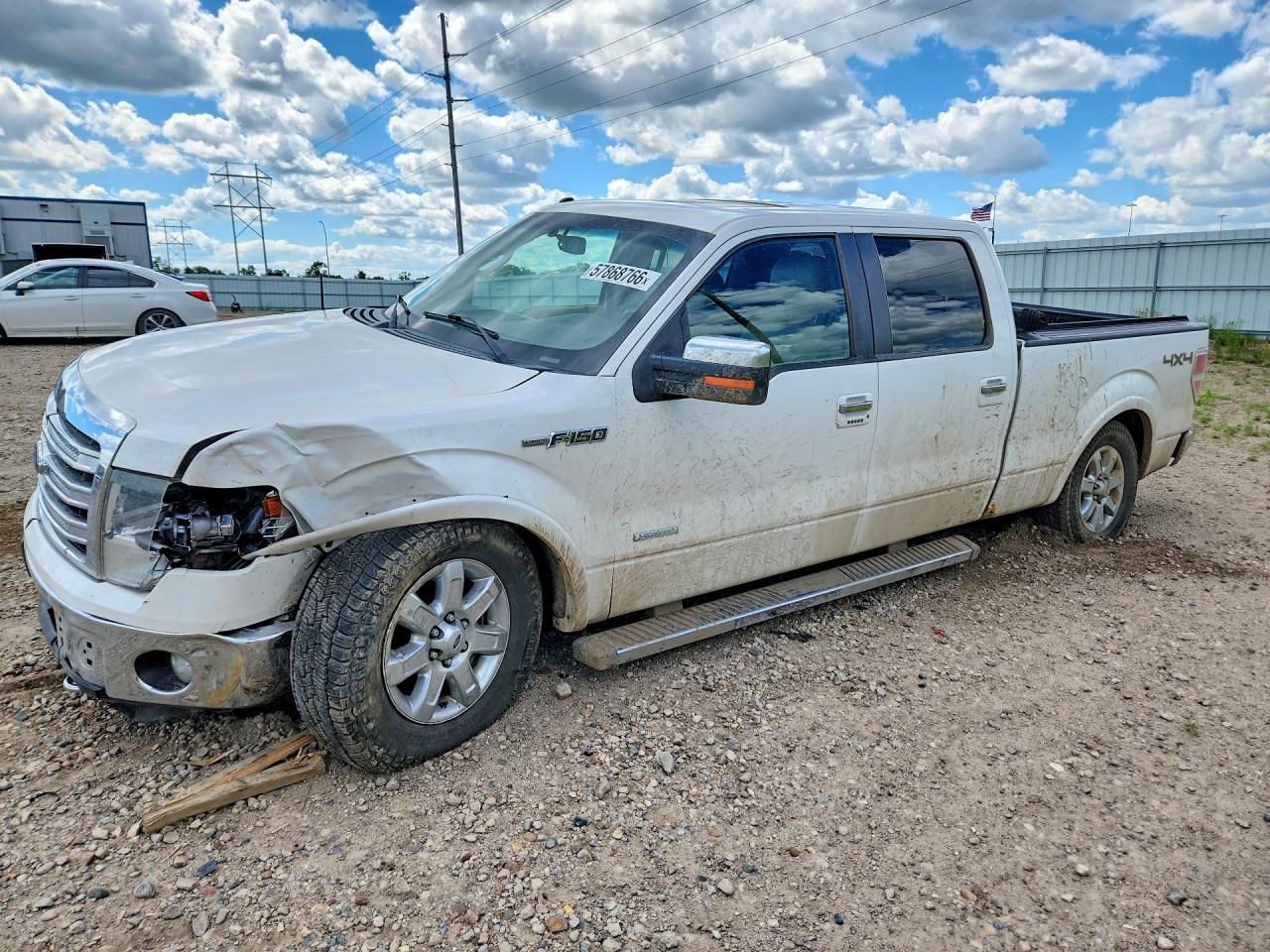 2014 Ford F150 Supercrew White vin: 1FTFW1ET1EFB47157