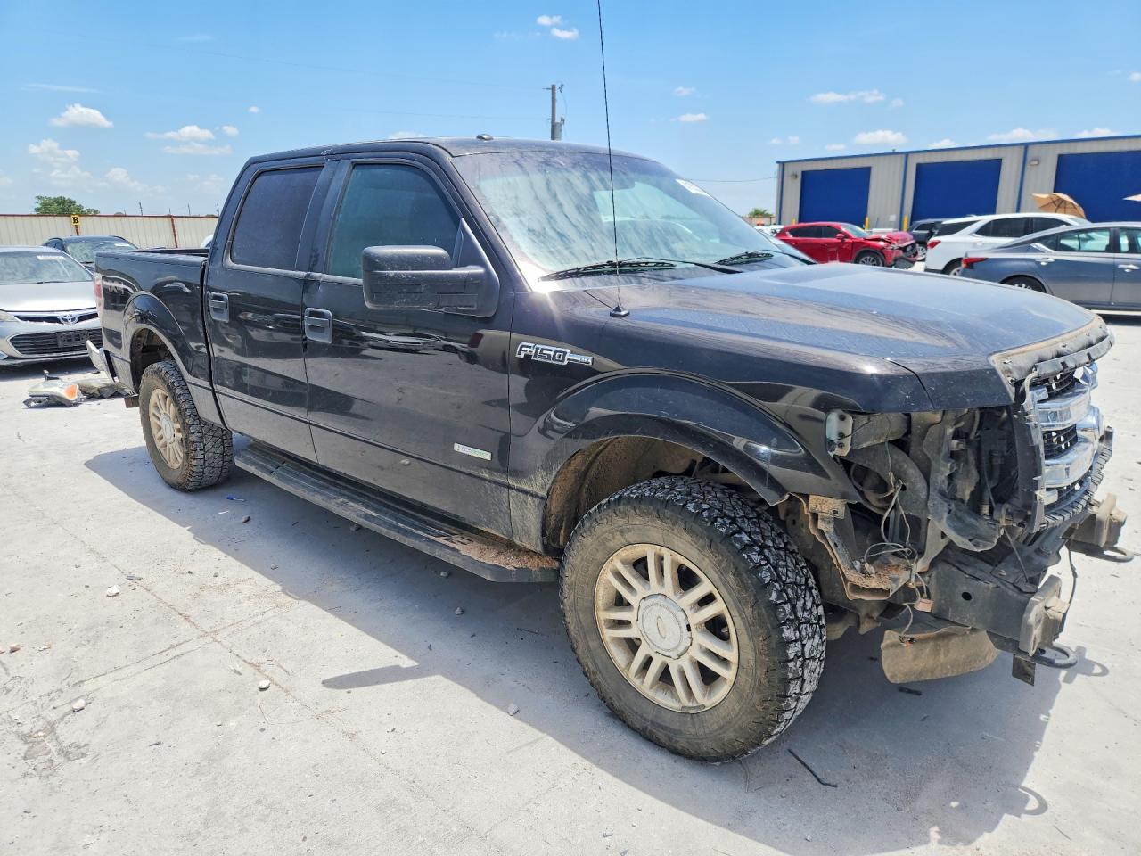 2014 Ford F150 Supercrew Black vin: 1FTFW1ET1EFB63679