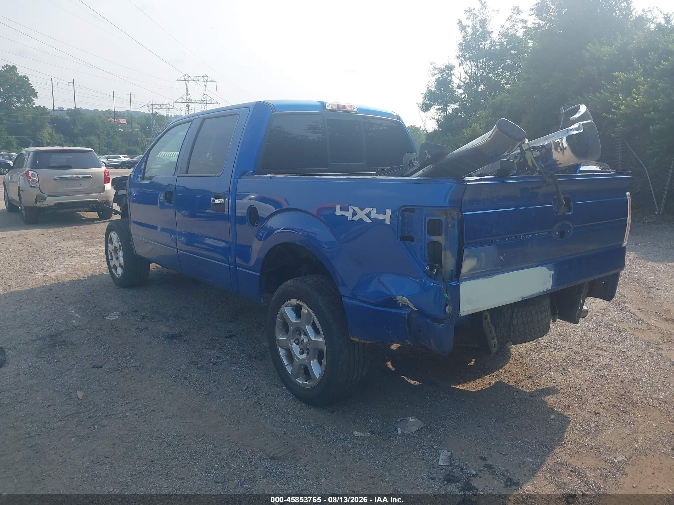 2014 Ford F-150 Xlt Синий vin: 1FTFW1ET1EFC23783