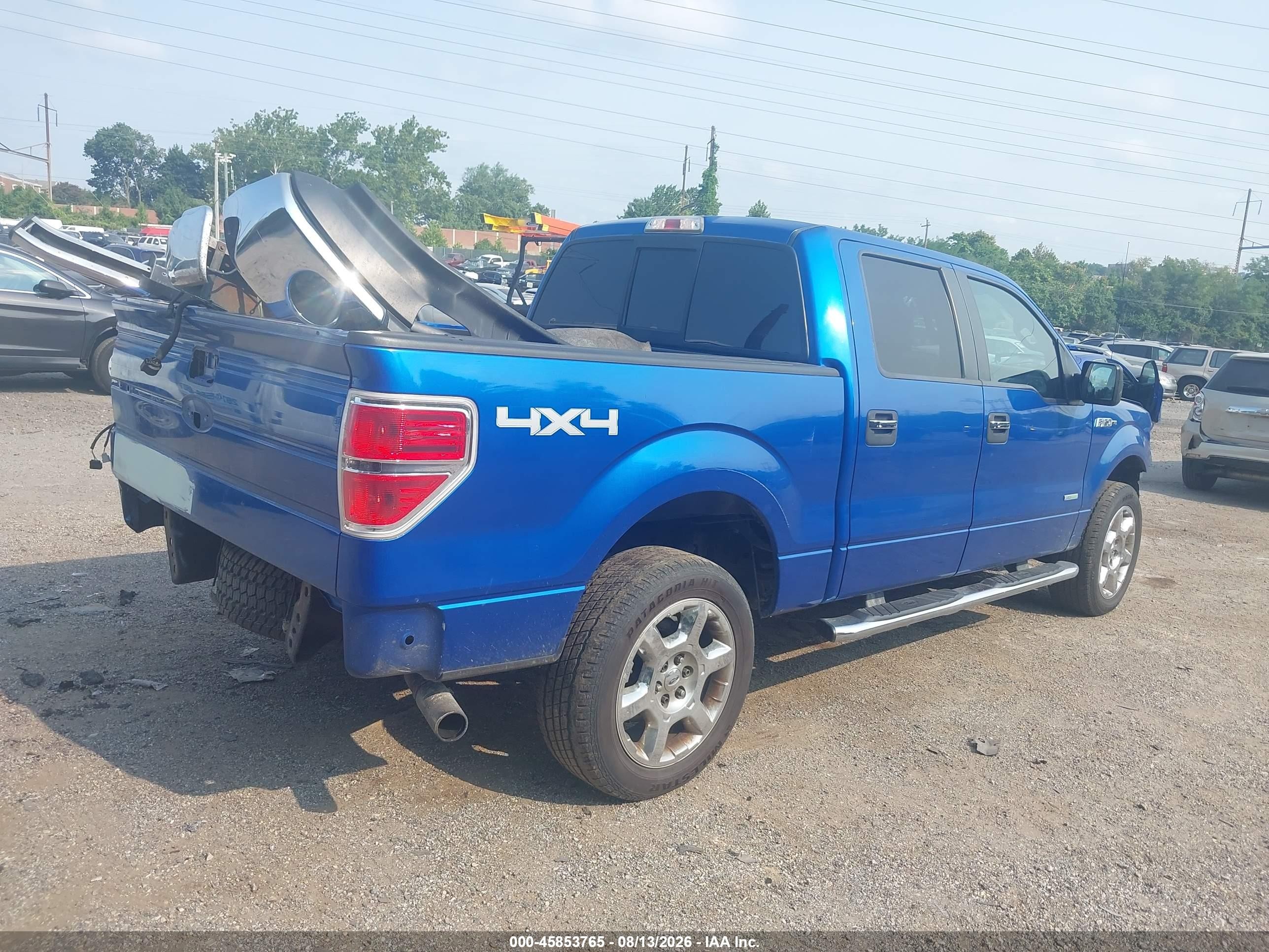 2014 Ford F-150 Xlt Синий vin: 1FTFW1ET1EFC23783
