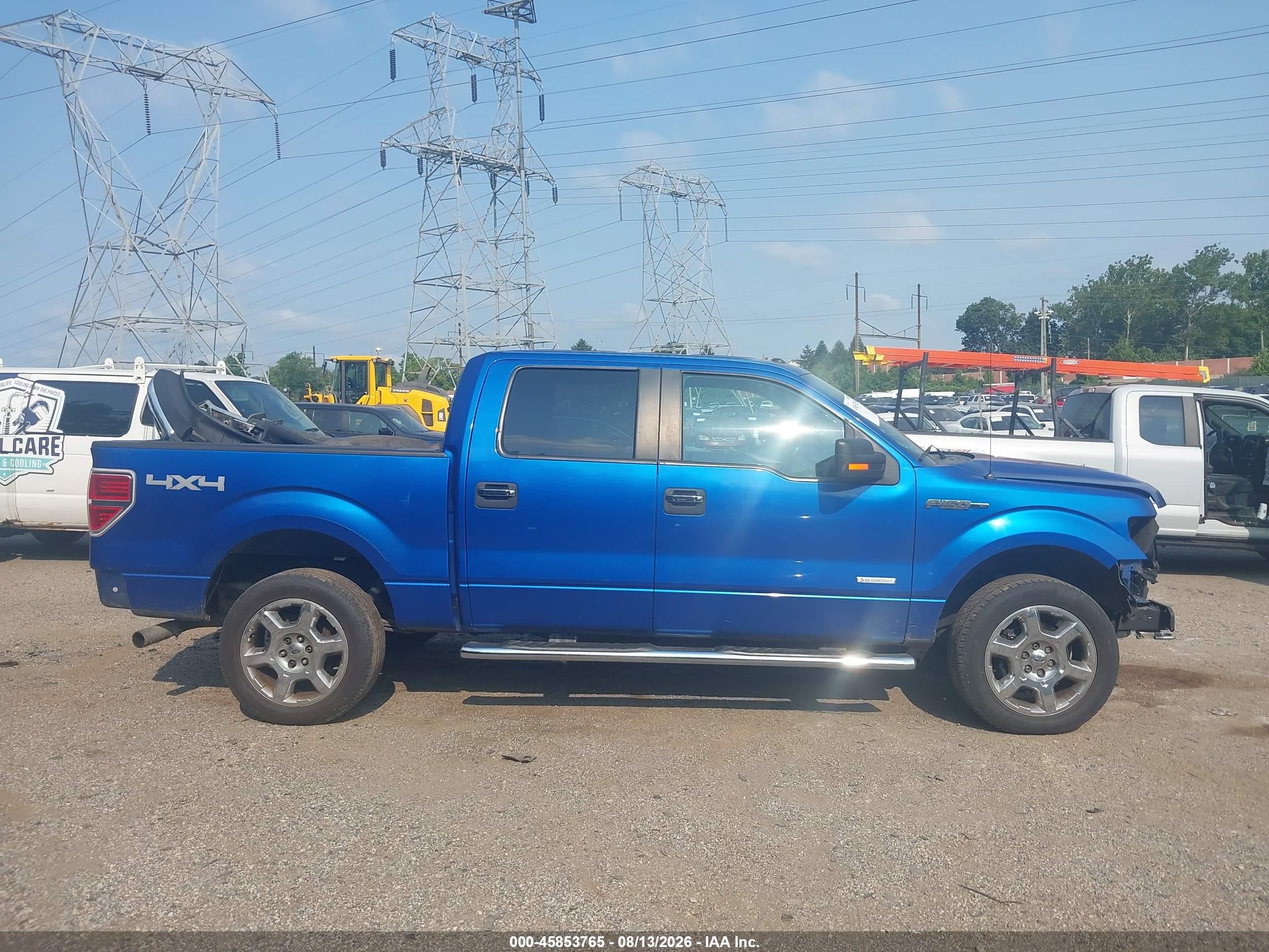 2014 Ford F-150 Xlt Синий vin: 1FTFW1ET1EFC23783