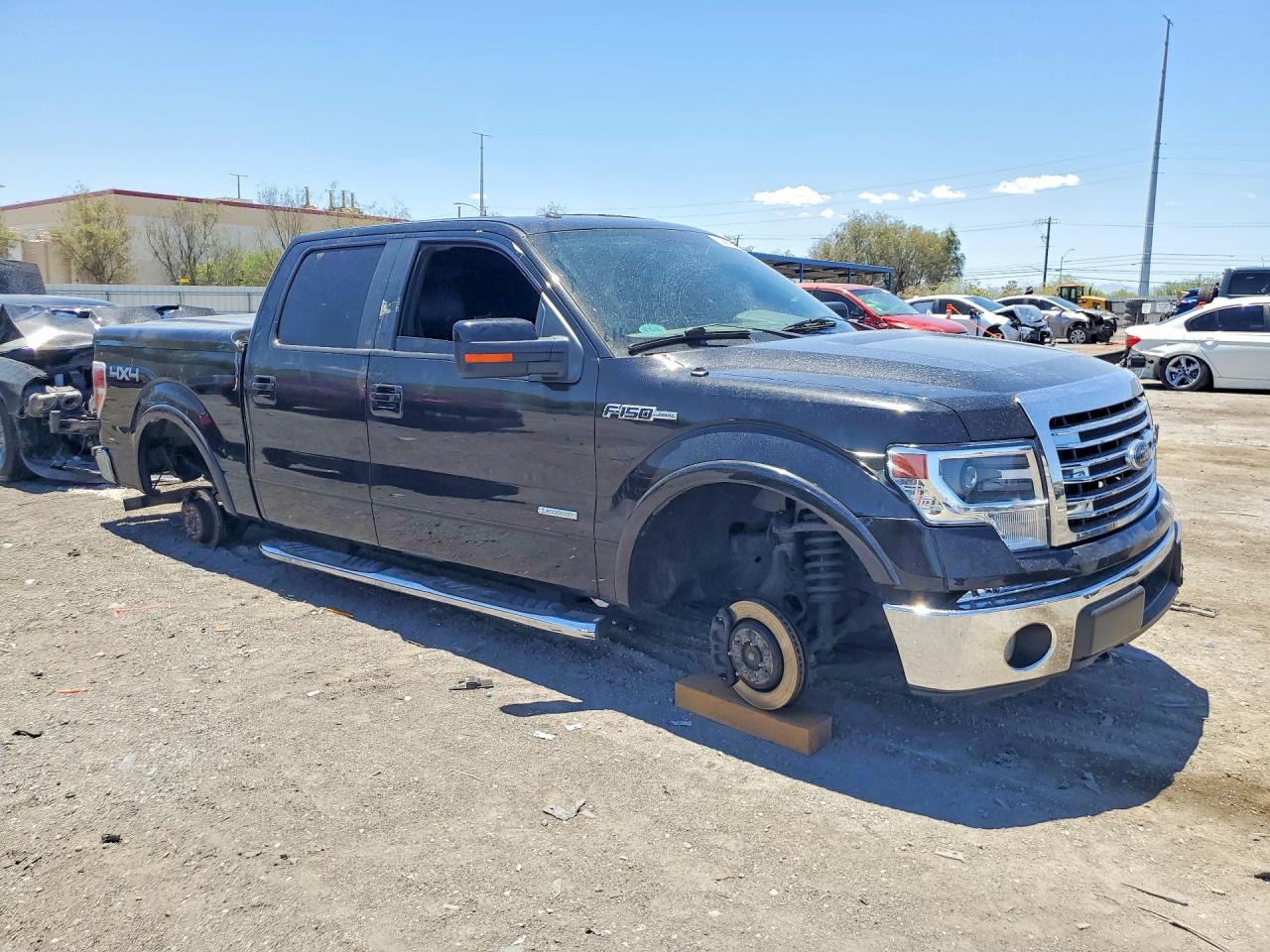 2014 Ford F150 Supercrew Черный vin: 1FTFW1ET1EFC43760