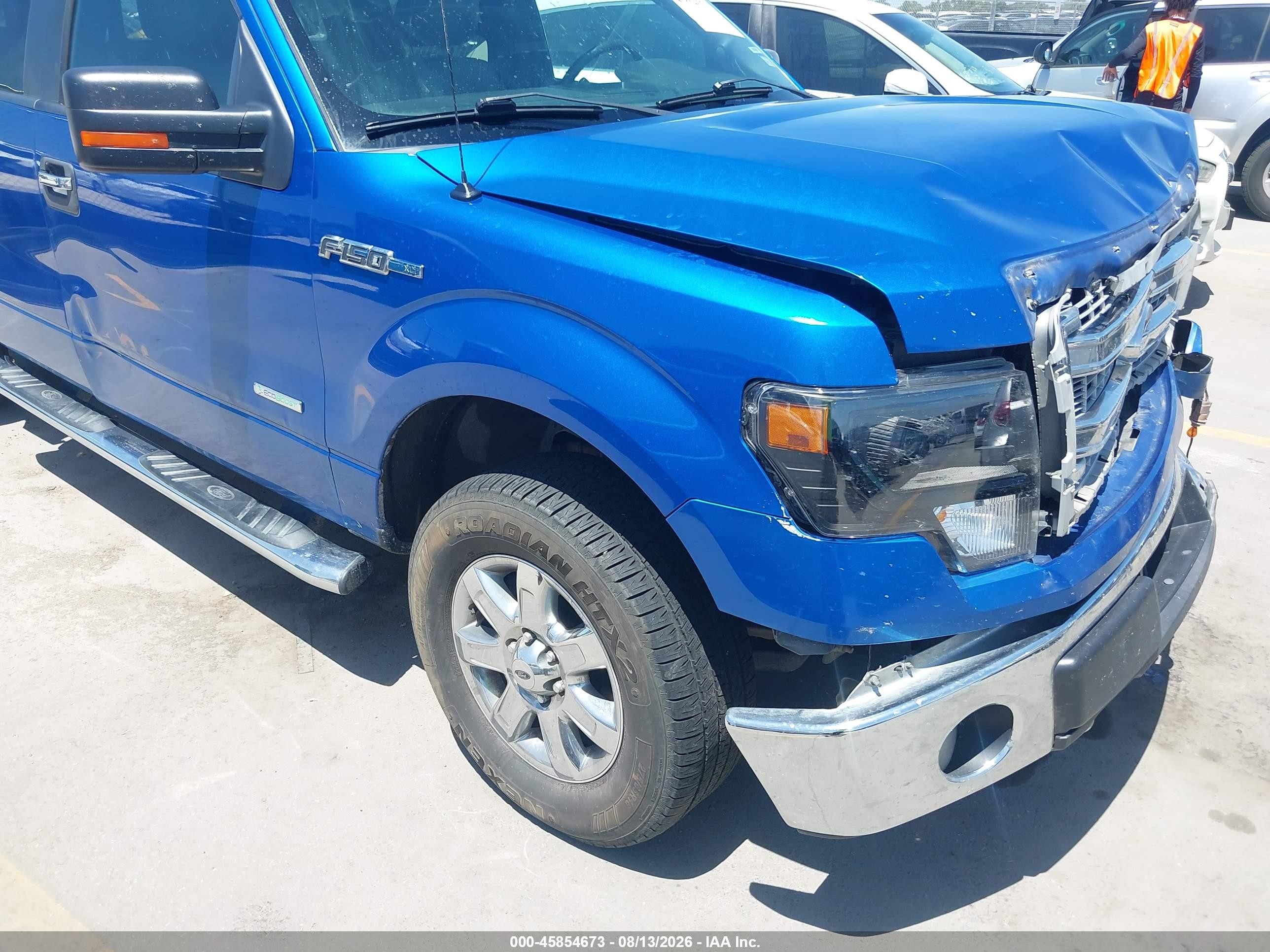 2014 Ford F-150 Xlt Синий vin: 1FTFW1ET1EFC50580