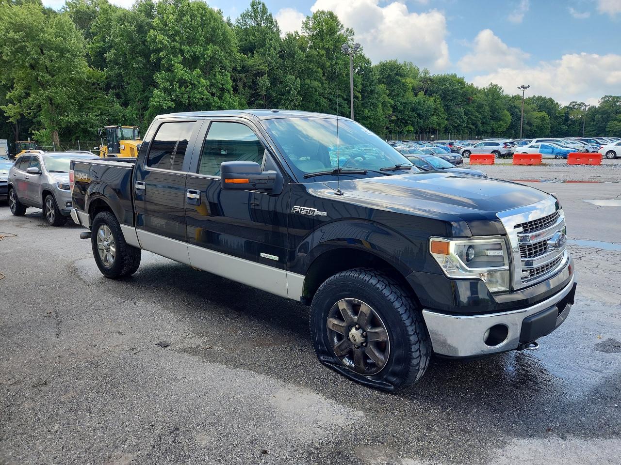 2014 Ford F150 Supercrew Black vin: 1FTFW1ET1EFC58758