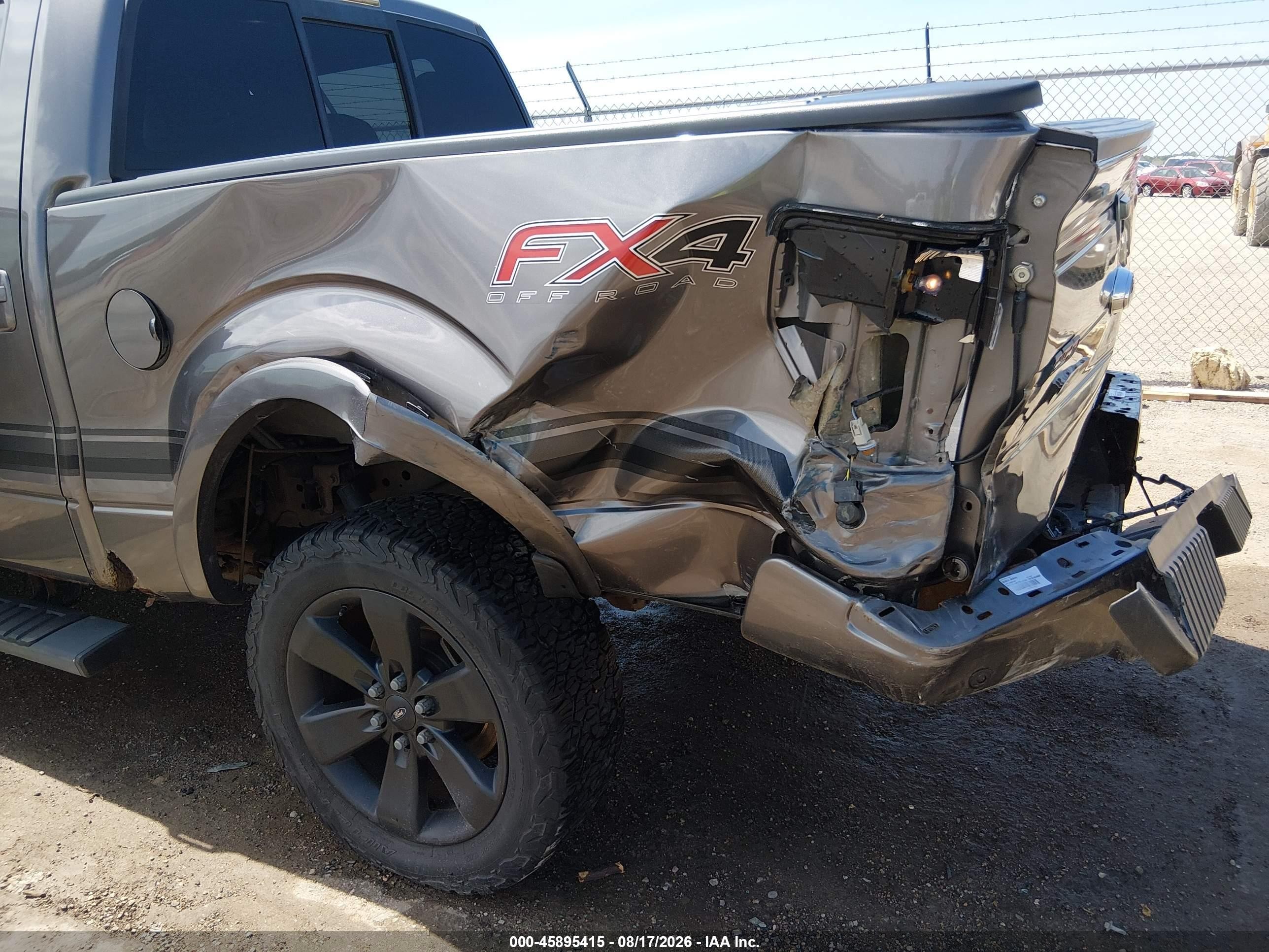 2014 Ford F-150 Fx4 Gray vin: 1FTFW1ET1EFC72563