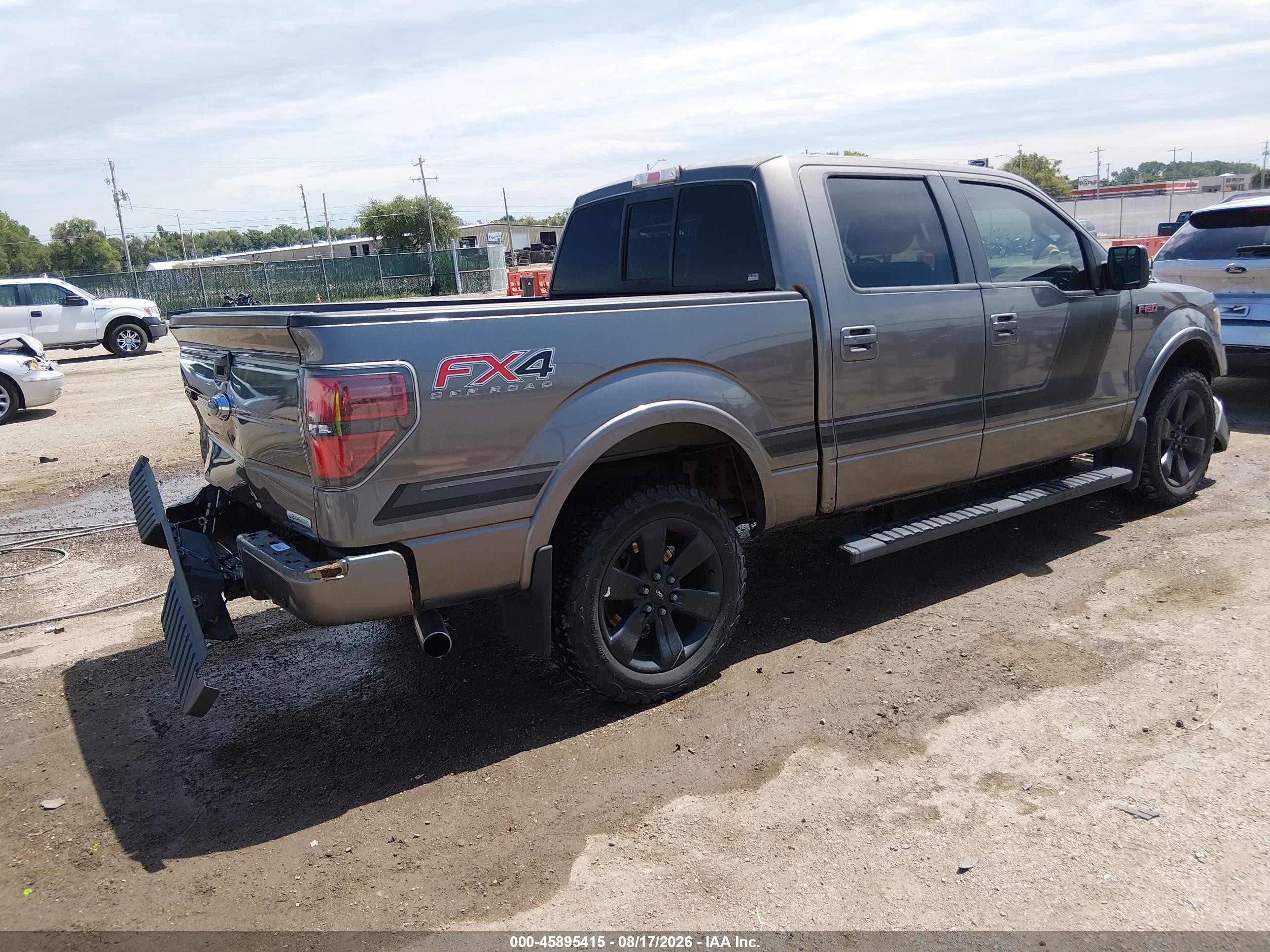 2014 Ford F-150 Fx4 Gray vin: 1FTFW1ET1EFC72563