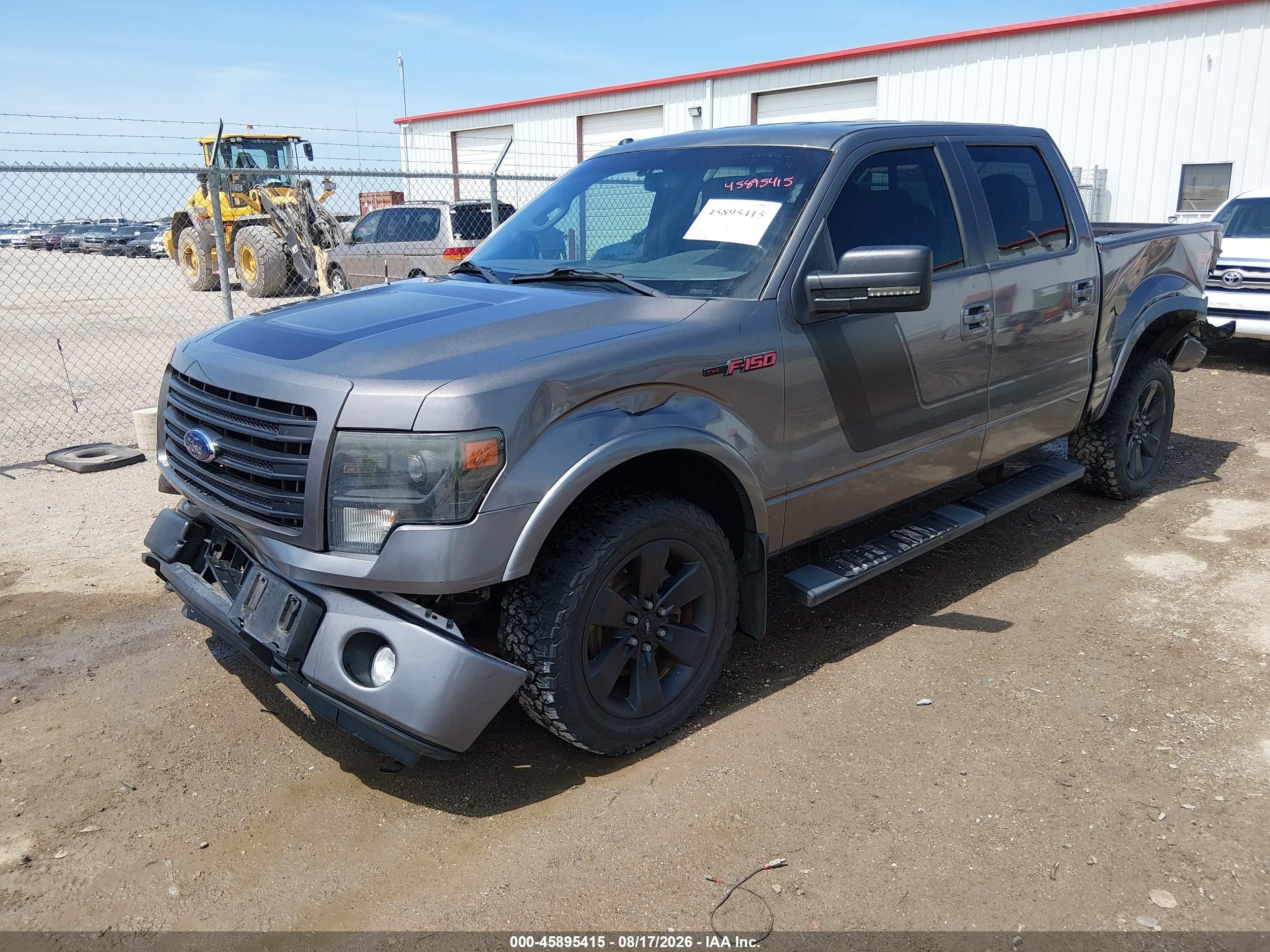 2014 Ford F-150 Fx4 Gray vin: 1FTFW1ET1EFC72563