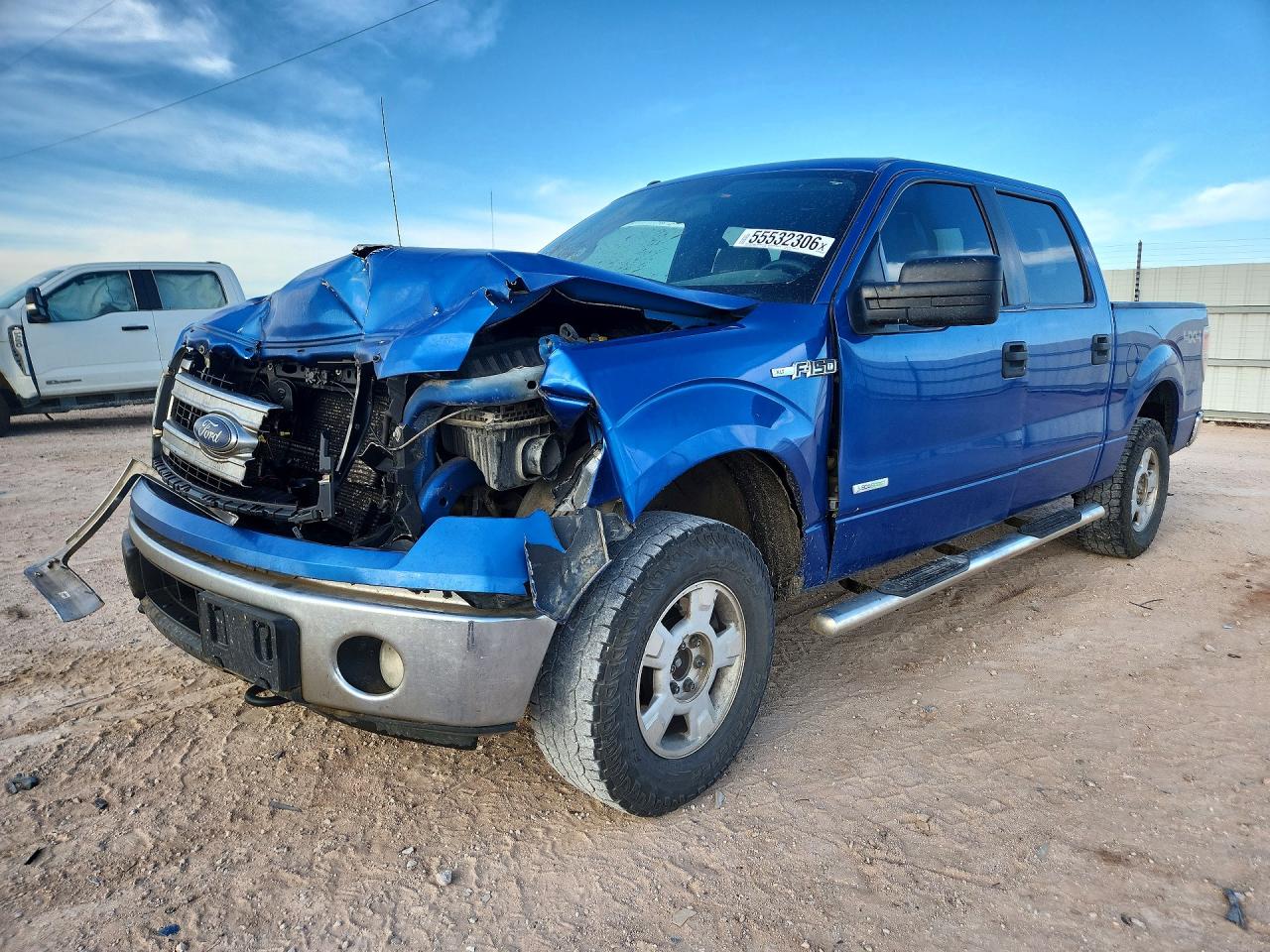 2014 Ford F150 Supercrew Blue vin: 1FTFW1ET1EFC98662