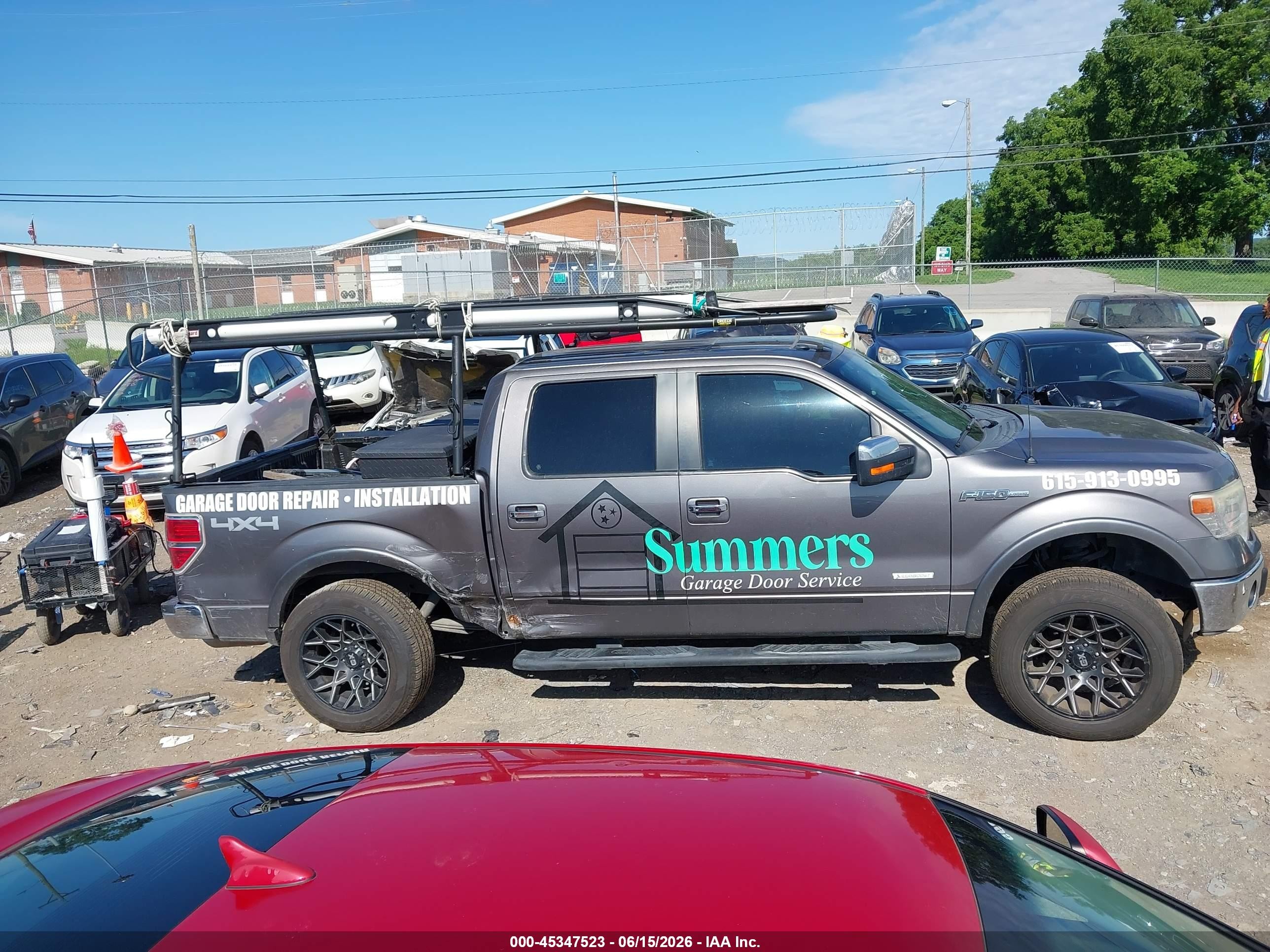 2014 Ford F-150 Lariat Серый vin: 1FTFW1ET1EKD24300