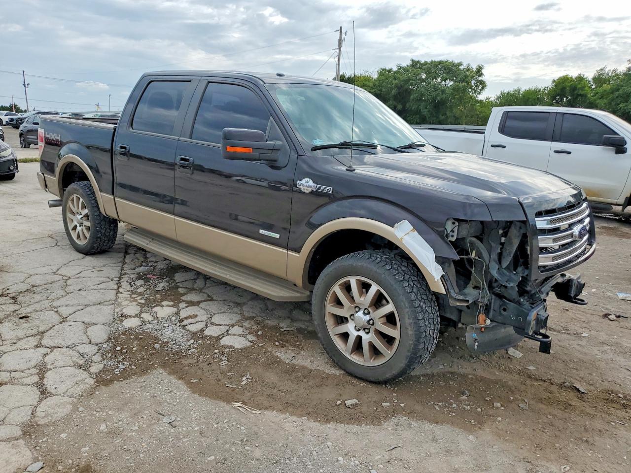 2014 Ford F150 Supercrew Двухцветный vin: 1FTFW1ET1EKD31747