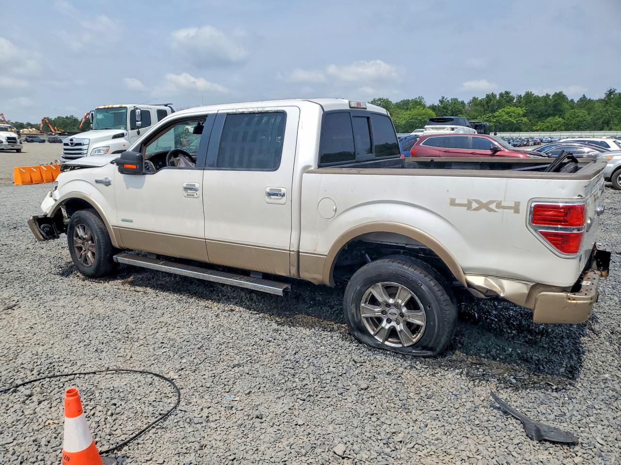 2014 Ford F150 Supercrew White vin: 1FTFW1ET1EKF13898